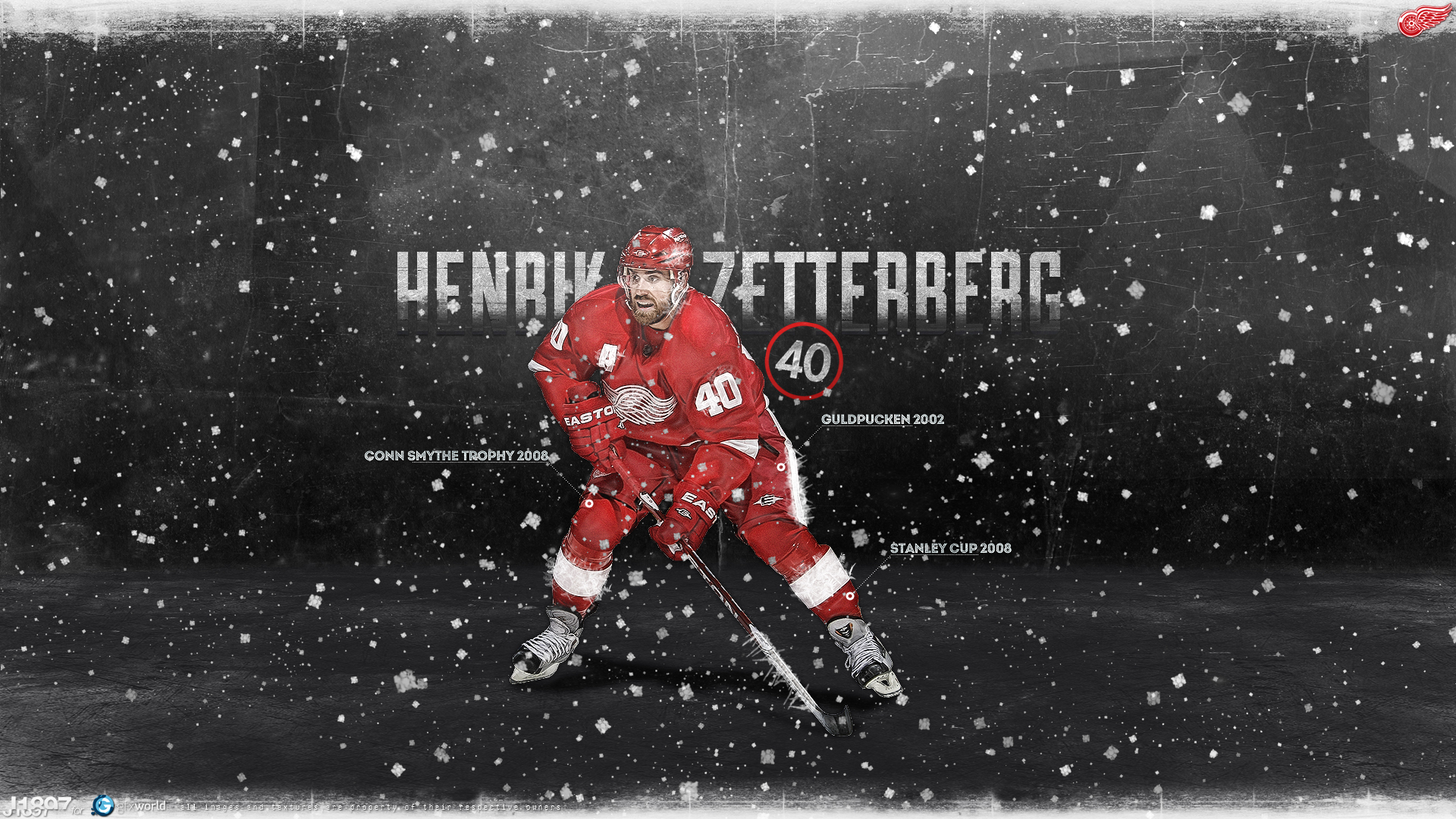 Henrik Zetterberg HD Wallpaper GFX Wallpaper