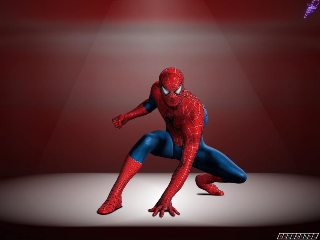 1024x768px Spiderman Cartoon Wallpaper