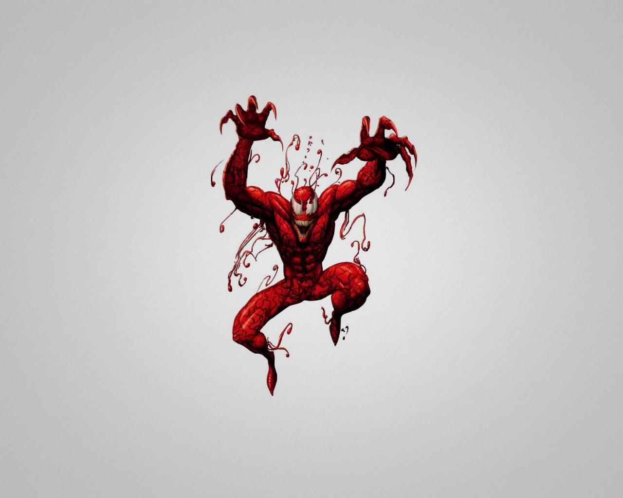 Spider Man Carnage Illustration Desktop PC And Mac Wallpaper