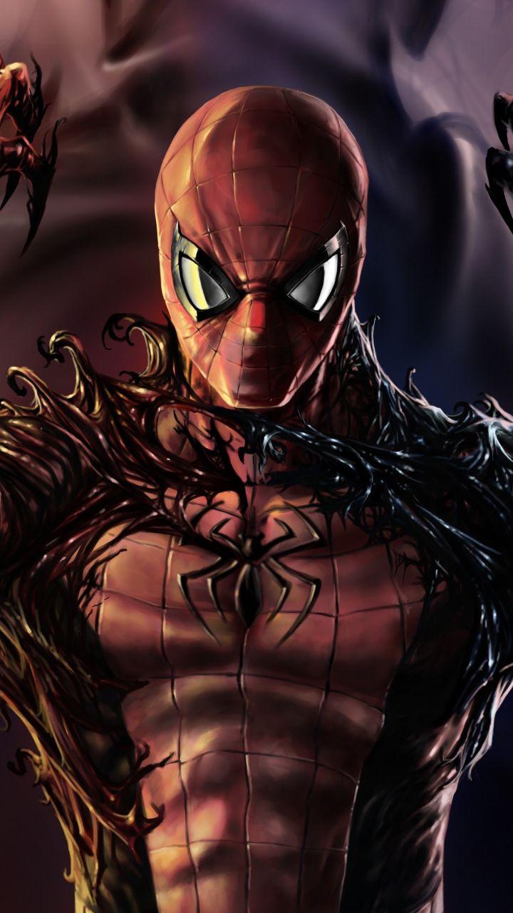 Carnage, Venom, Spider Man, Artwork, 720x1280 Wallpaper. Comic Pix