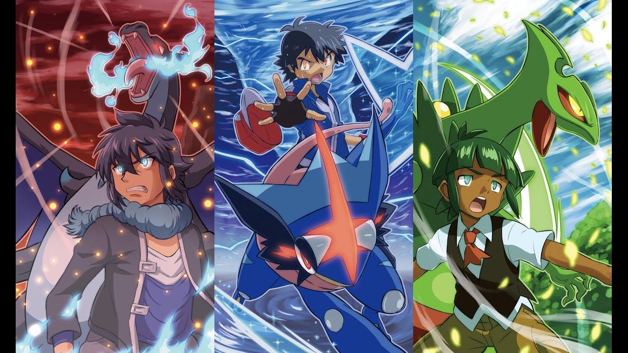 Pokemon XY&Z Vs Mega Sceptile & Mega Charizard X AMV