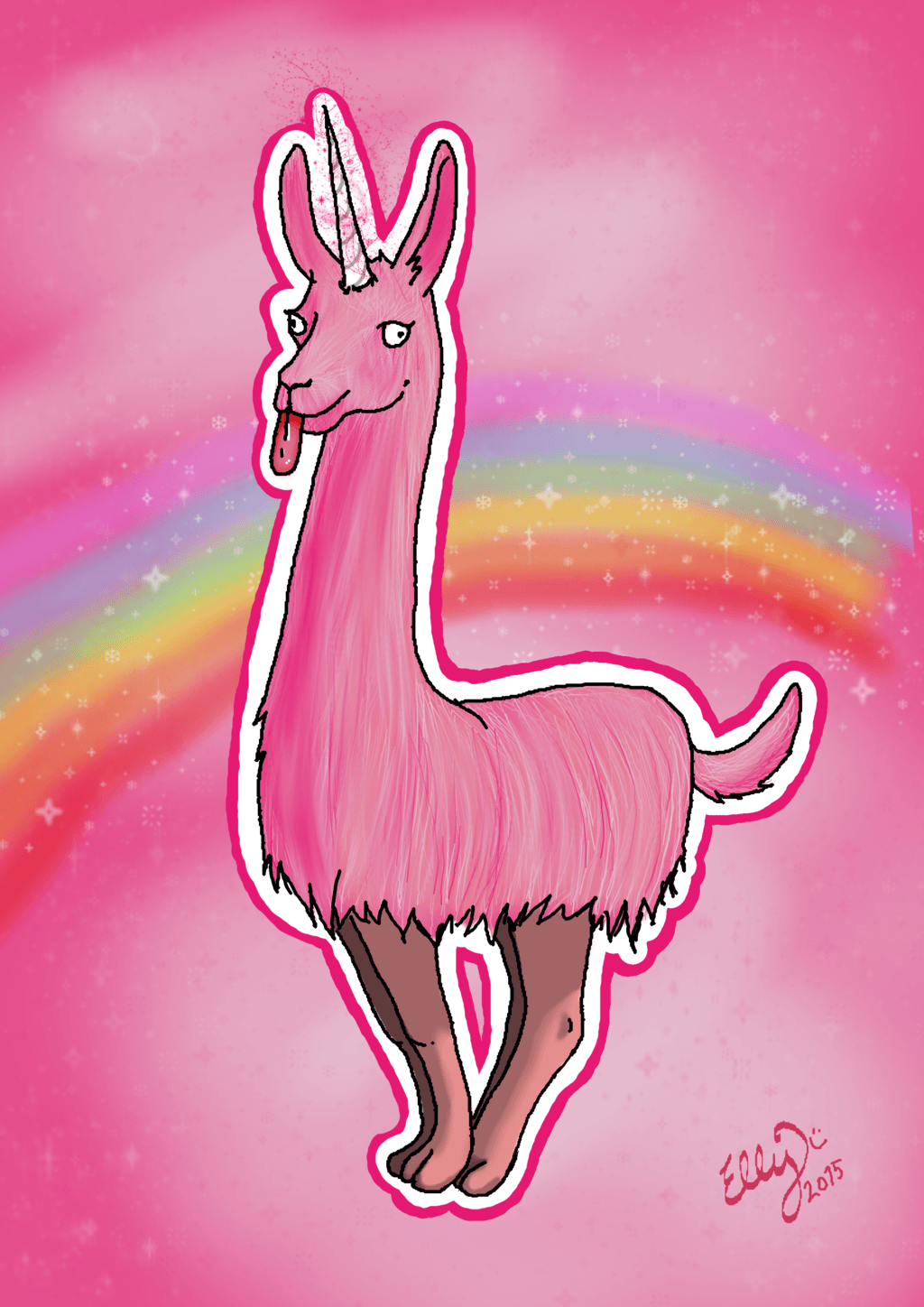 Llamacorn Wallpapers - Wallpaper Cave