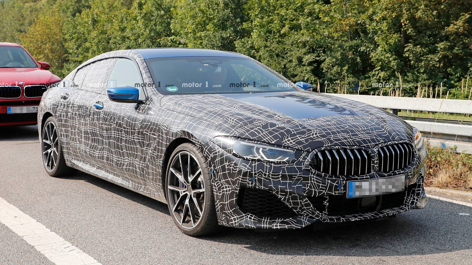 BMW 8 Series Gran Coupe Spied Soaking Up Some Sun