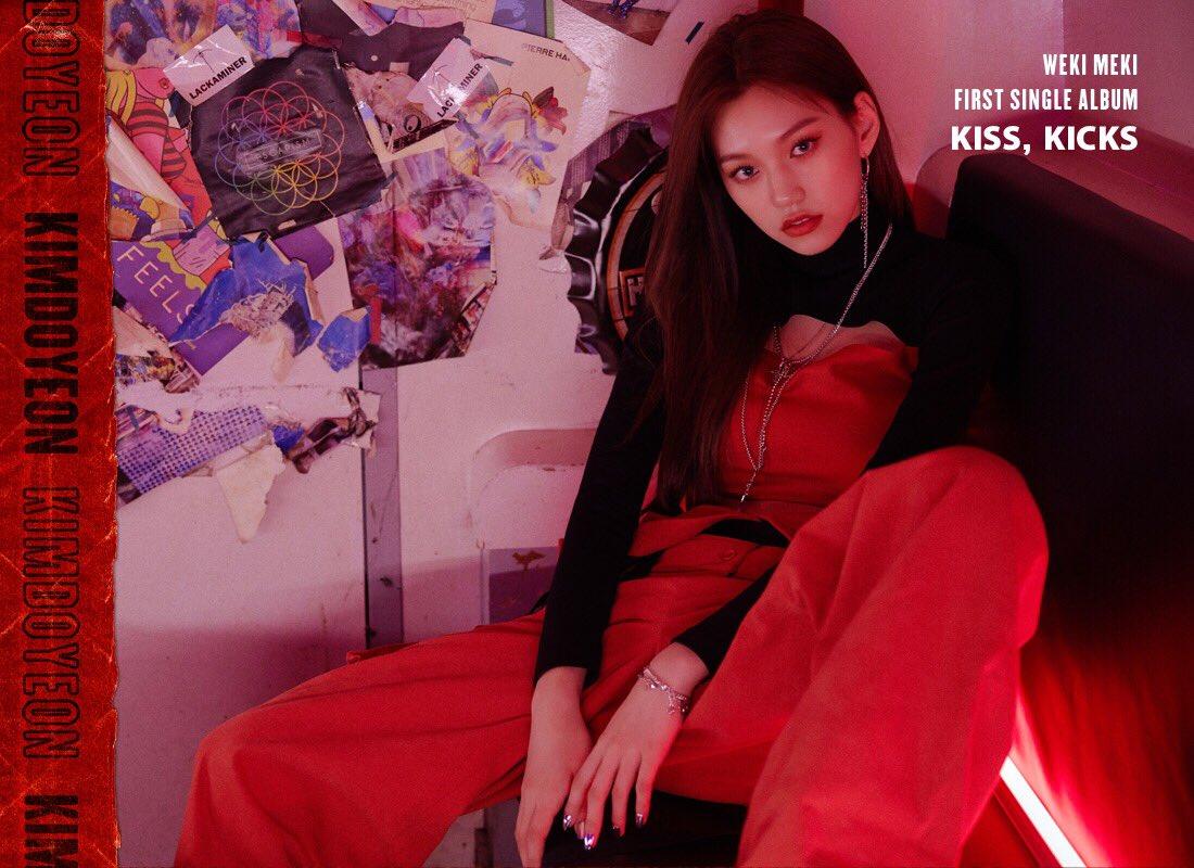 Kpop girl power afbeeldingen Weki Meki 'Kiss, Kicks' teaser