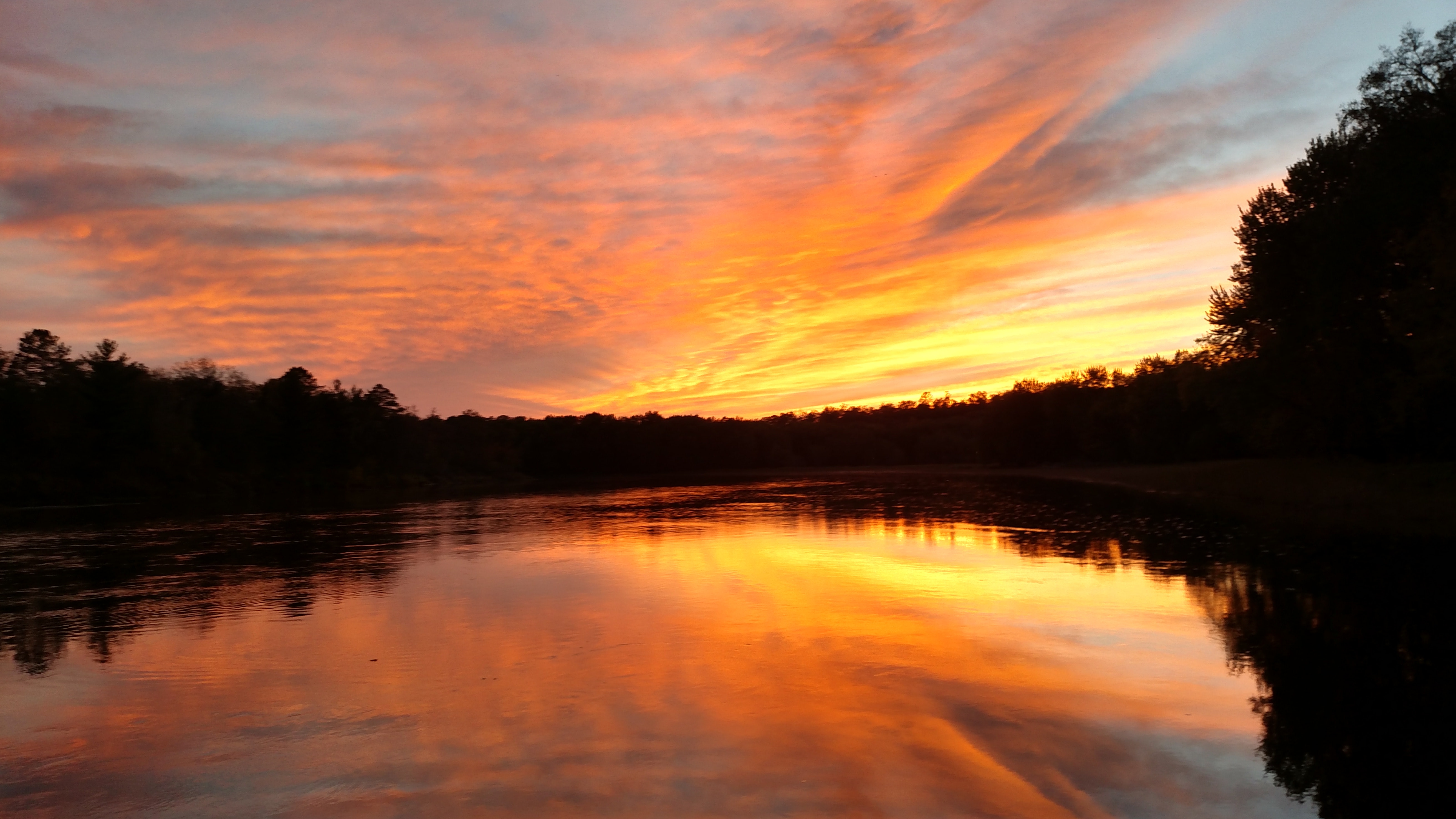 Free of Mississippi River Sunset