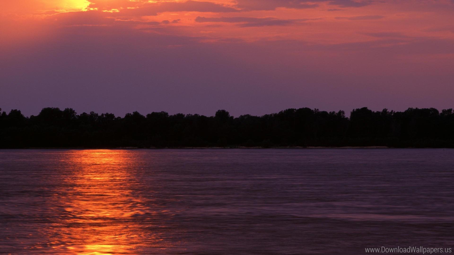 Arkansas, Computer, Landscape, Mississippi, Nature, River, Sunset