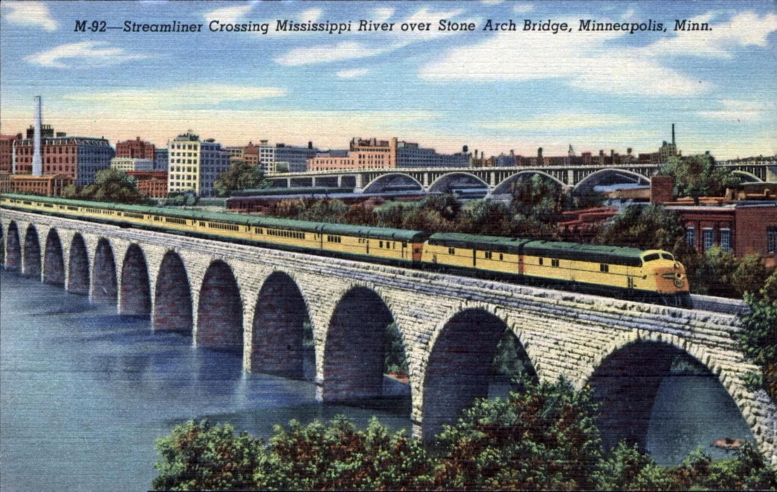 Stone Arch Bridge Mississippi River Minneapolis Minnesota Wallpaper