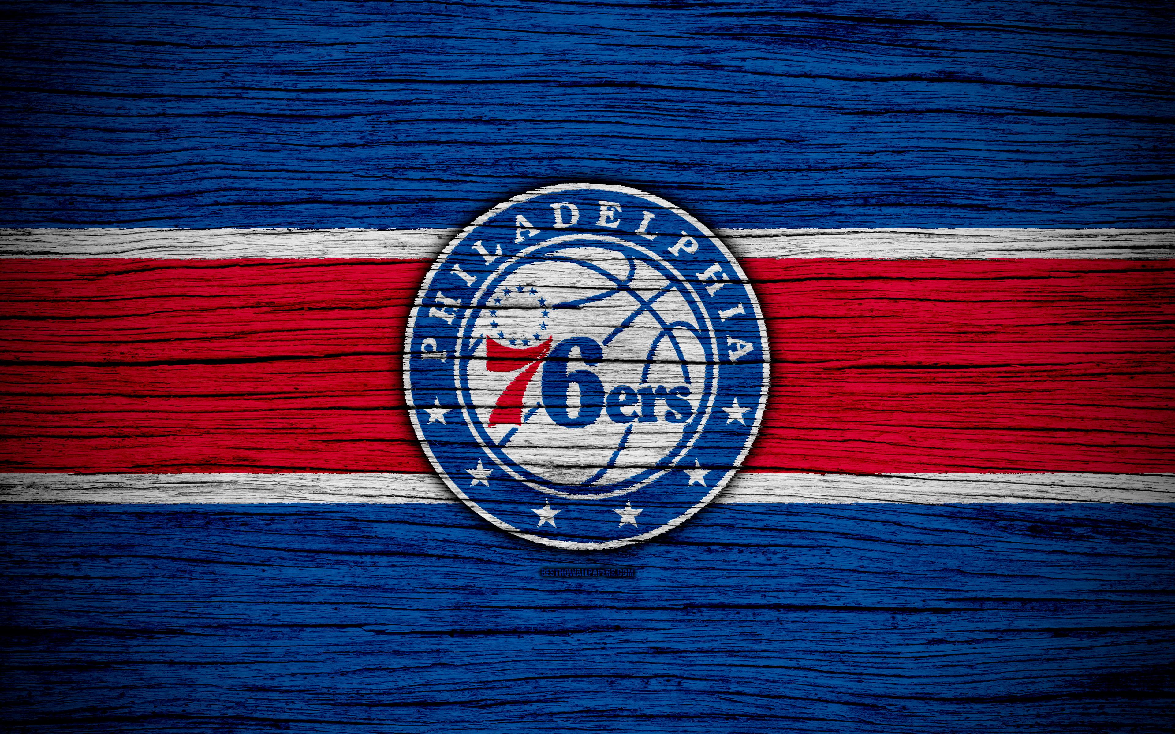 Download wallpapers Philadelphia 76ers flag 4k blue and red 3D waves  NBA american basketball team Philadelphia 76ers logo basketball Philadelphia  76ers for desktop free Pictures for desktop free