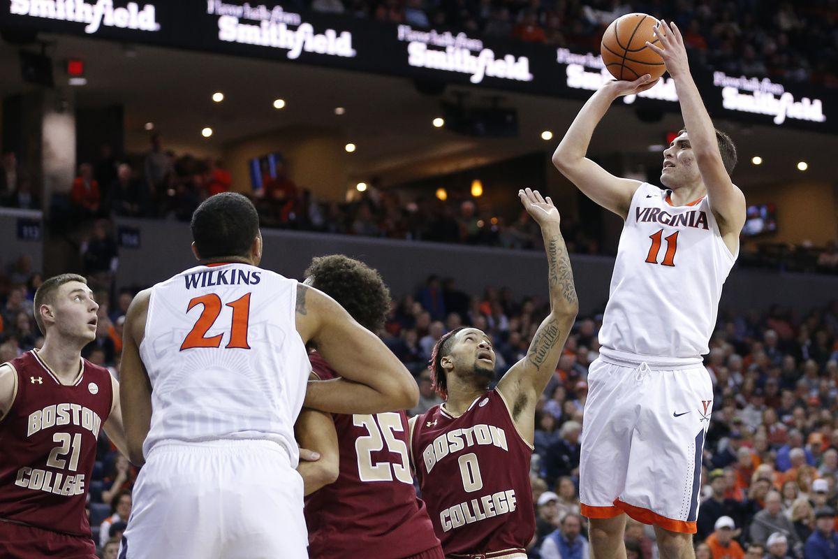 Virginia Cavaliers hold of Boston College behind 31 from Ty Jerome