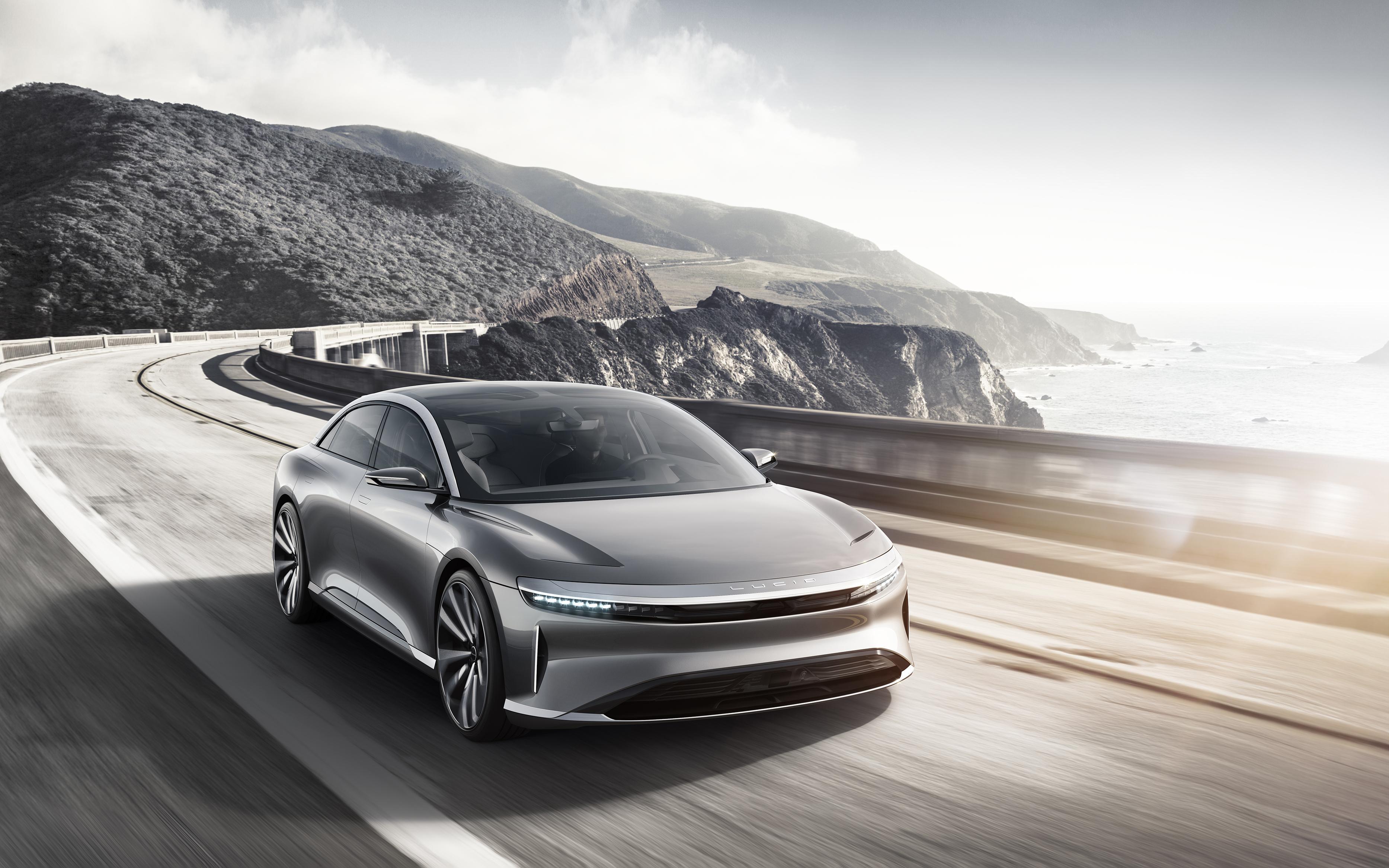 Lucid Air Luxury Electric Car 4K Wallpaper