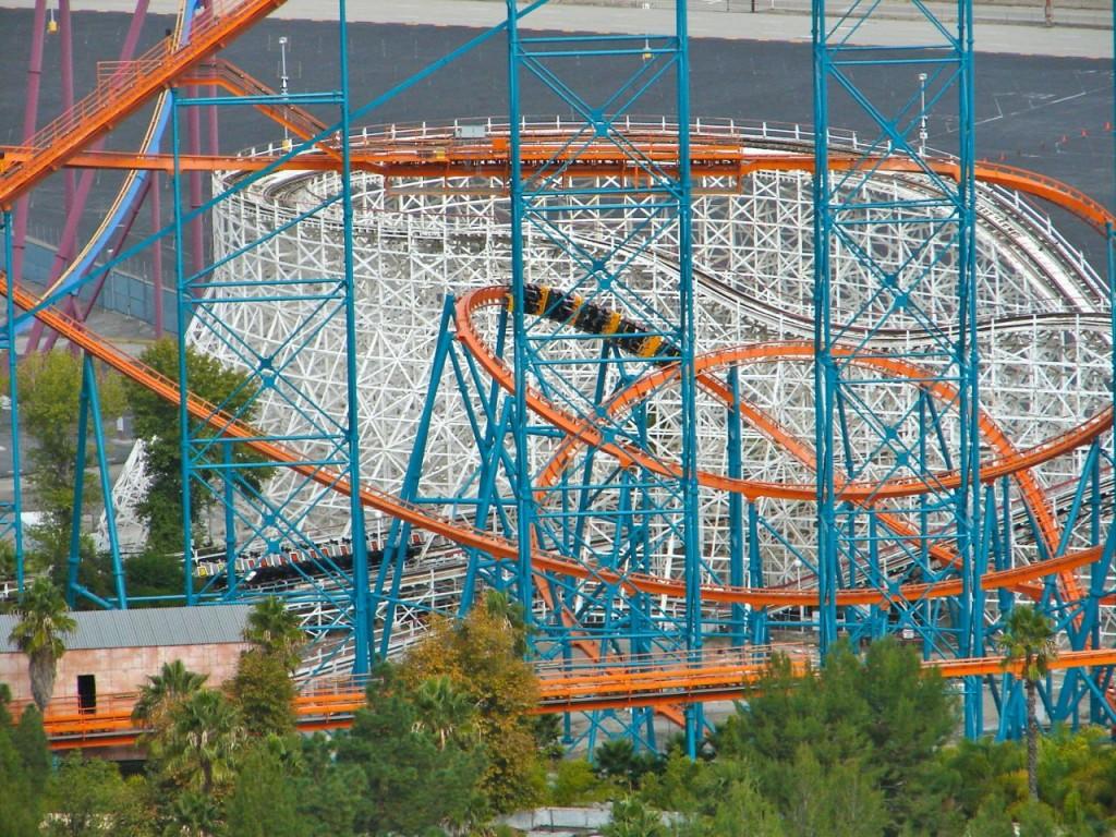Goliath Roller Coaster At Six Flags Magic Mountain