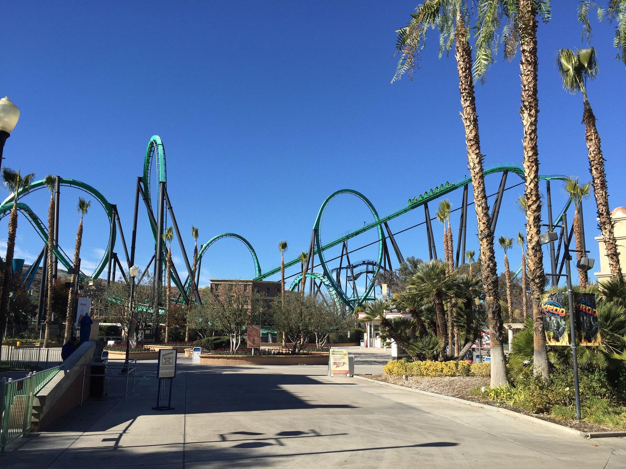 Six Flags Magic Mountain Trip Report (1 7 1 8), Theme Park