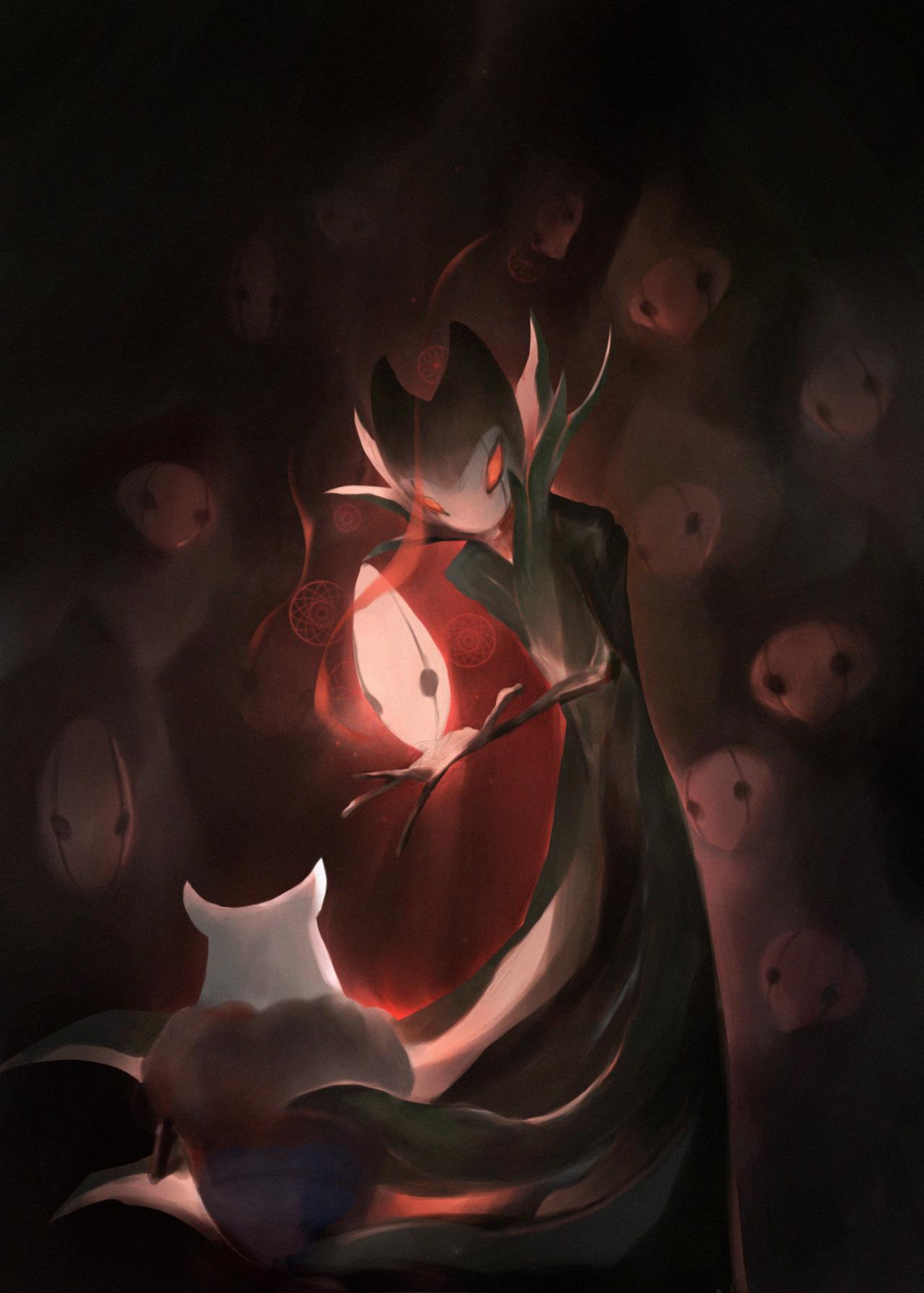 hollow knight grimm troupe wallpaper art