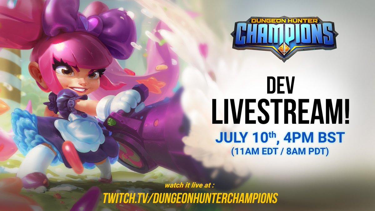 Dungeon Hunter Champions LIVESTREAM! Head over to