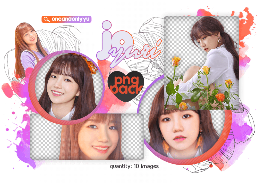 PNG PACK. YURI*IZ (IZ*ONE)