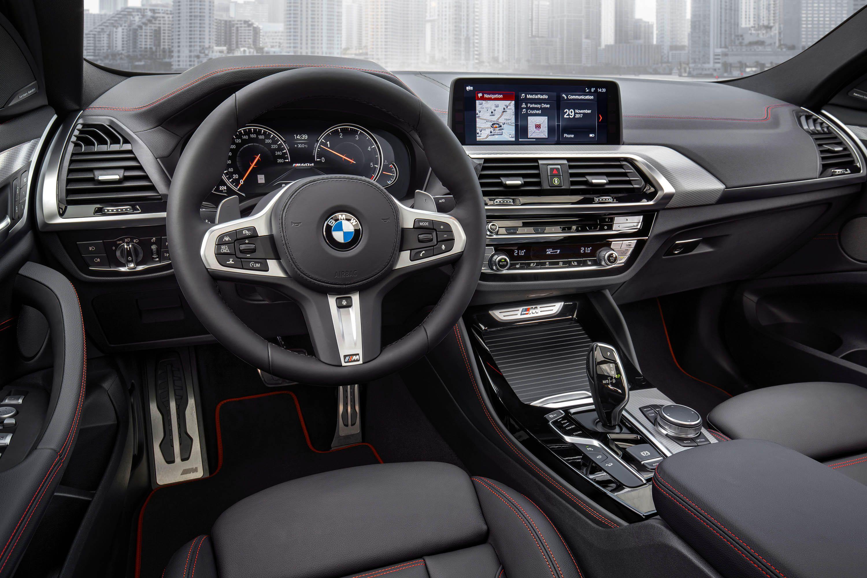 BMW x4 2019 салон