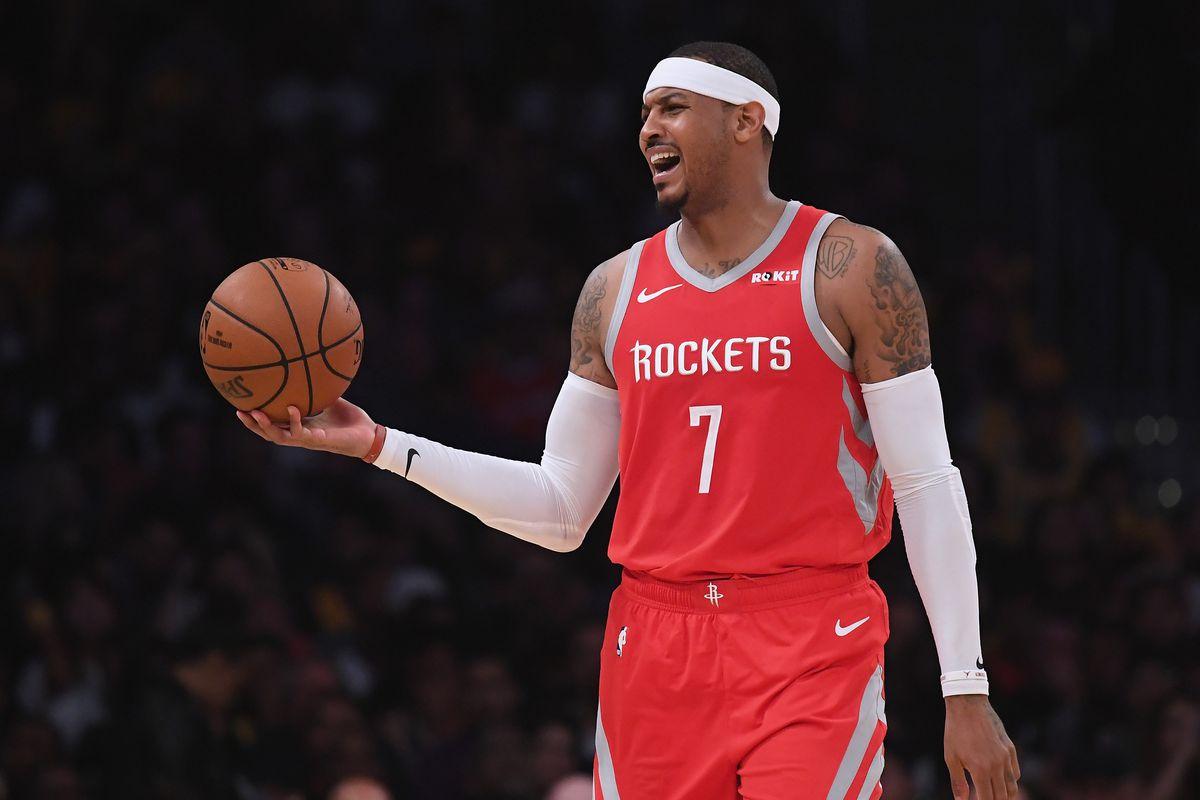 Carmelo Anthony's stats with the Houston Rockets really are that bad