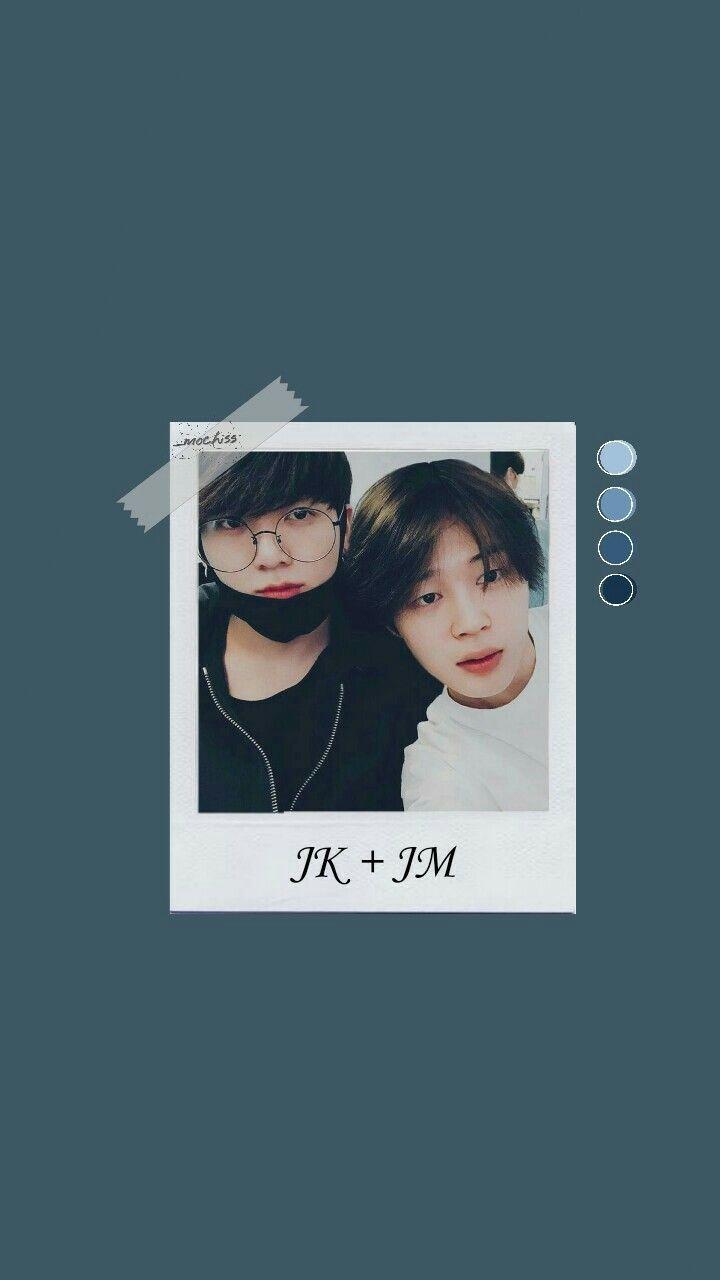 jikook #kookmin #jimin #jungkook #jeon #park #wallpaper #blue