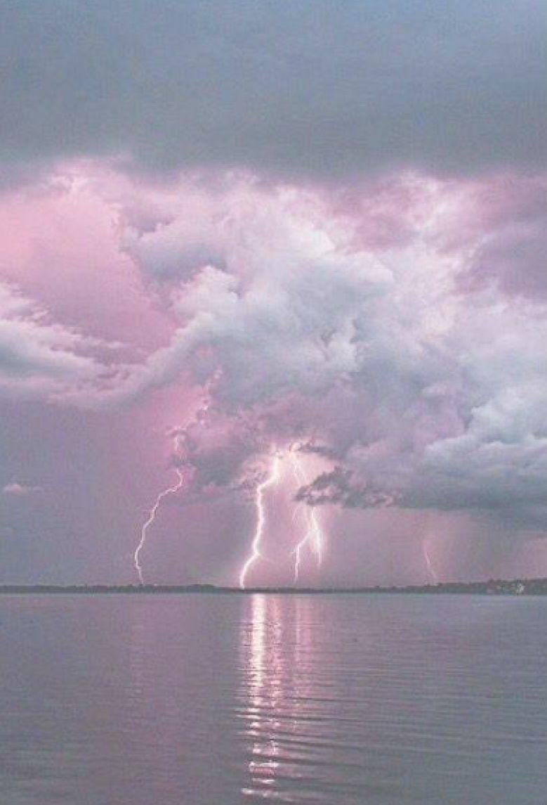 Lightning. Sky aesthetic, Pastel