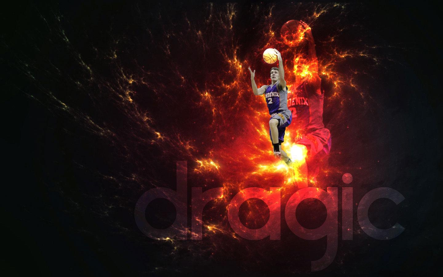 Goran Dragic Suns Widescreen Wallpaper. Basketball Wallpaper at
