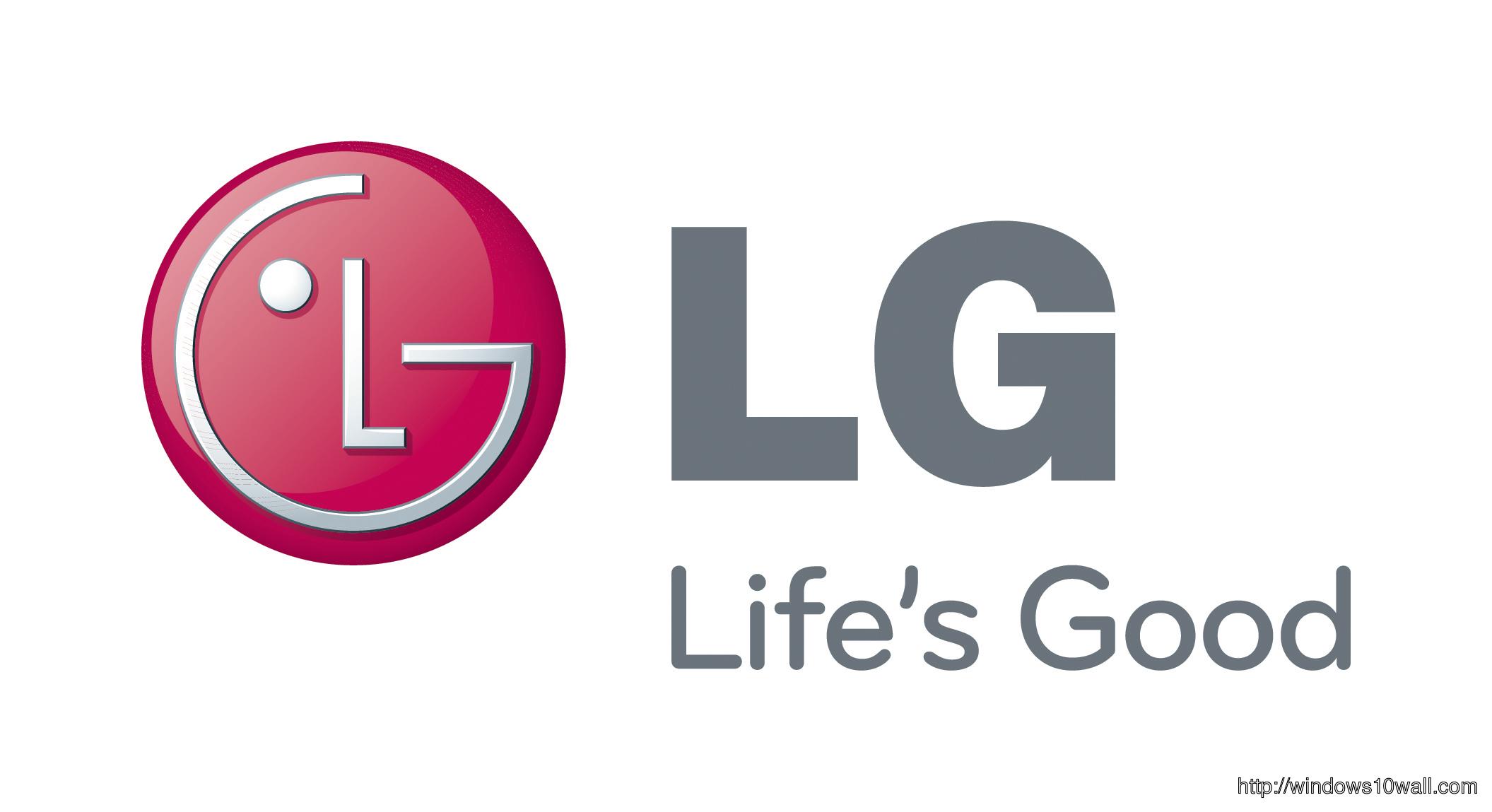 LG Life is Good Logo Background Wallpaper 10 Wallpaper