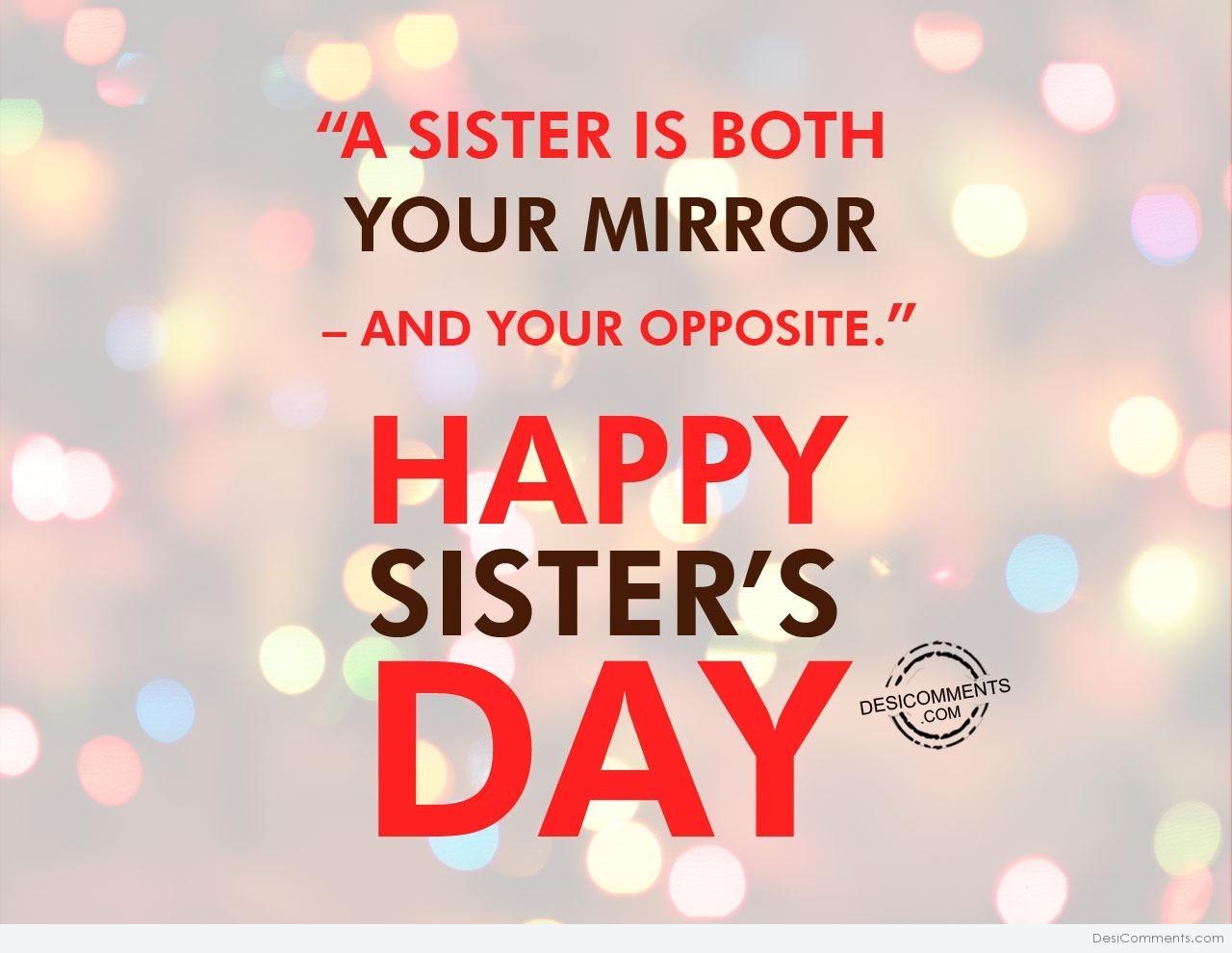 Sister's Day Picture, Image, Photo