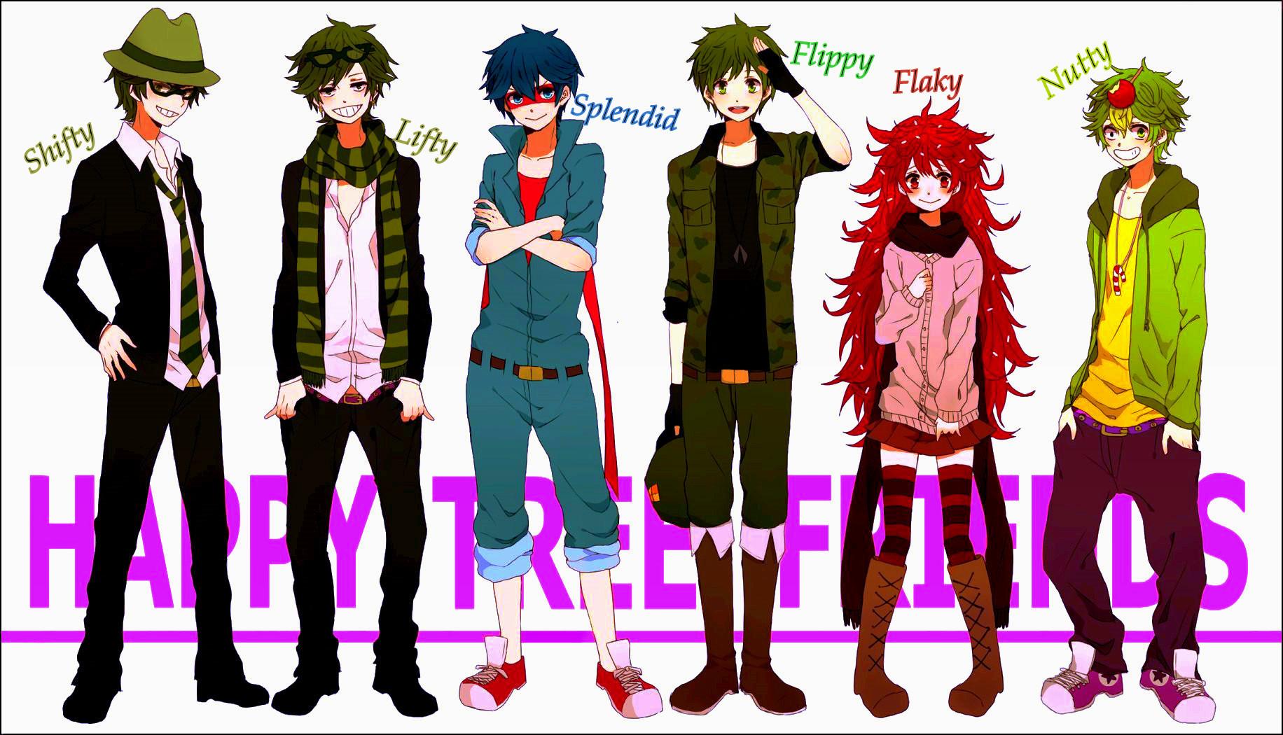 happy tree friends flaky anime