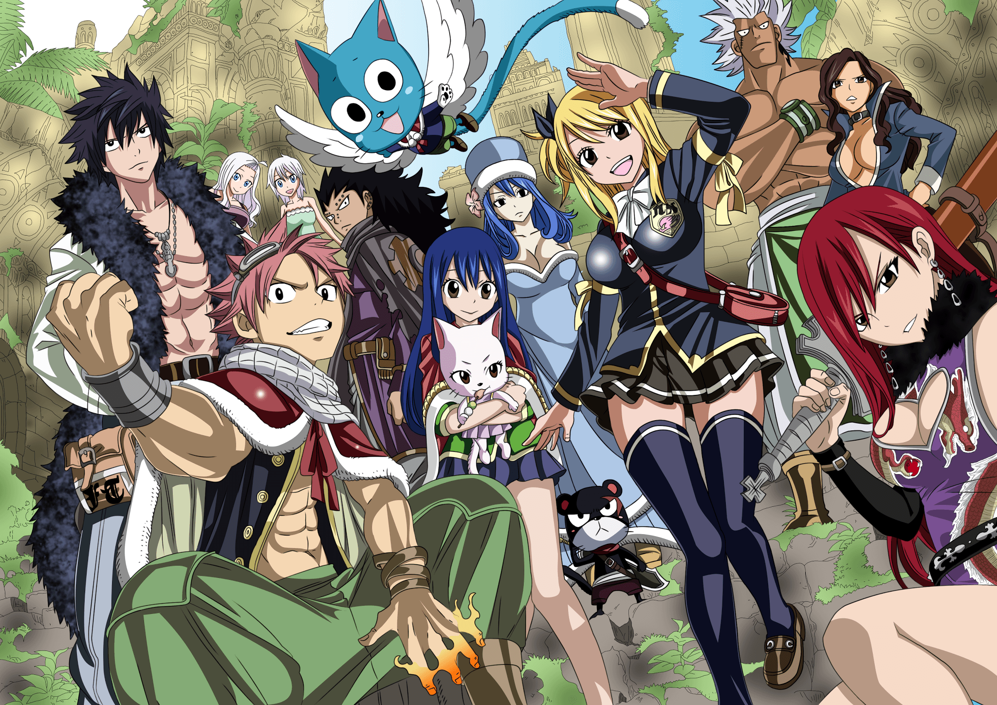 Fairy Tail Group Wallpaper Free Fairy Tail Group Background