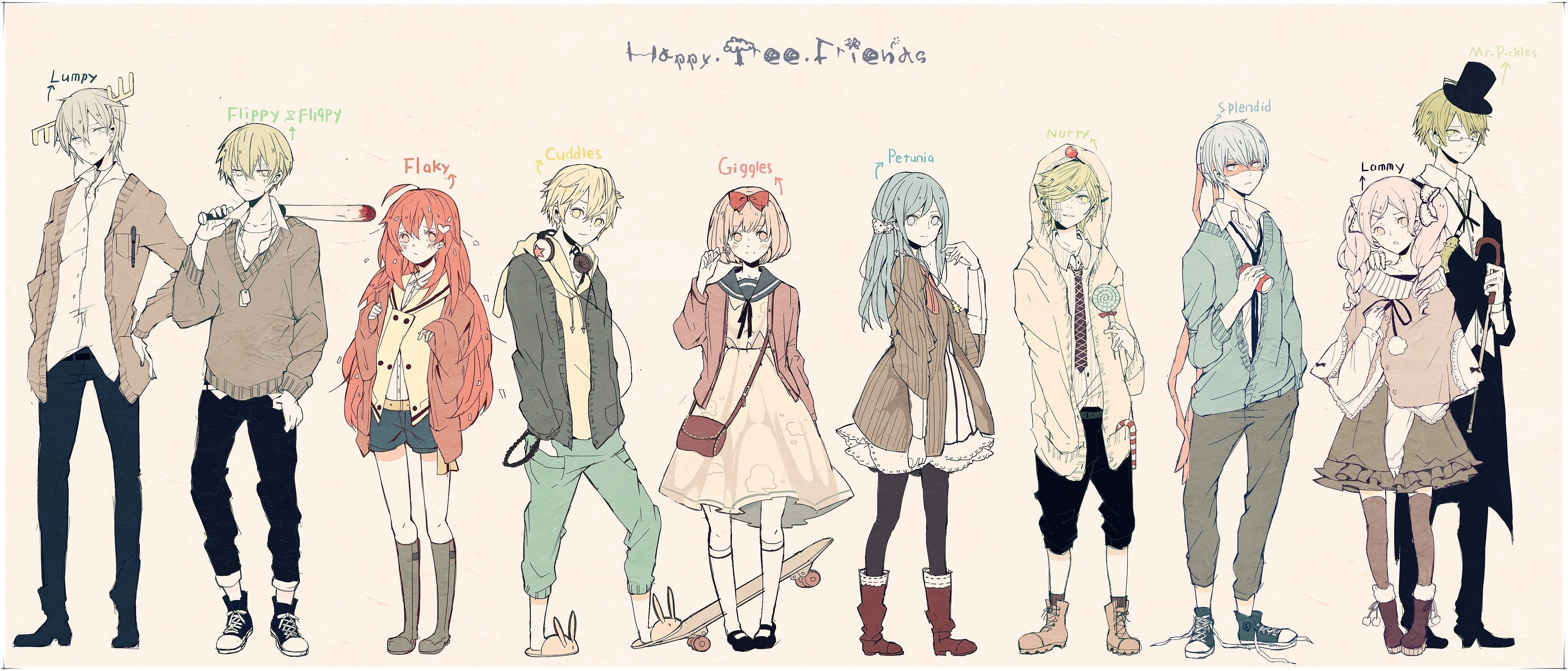 Happy Tree Friends (HTF Anime) Wallpaper HD Group. Cartoon Anime