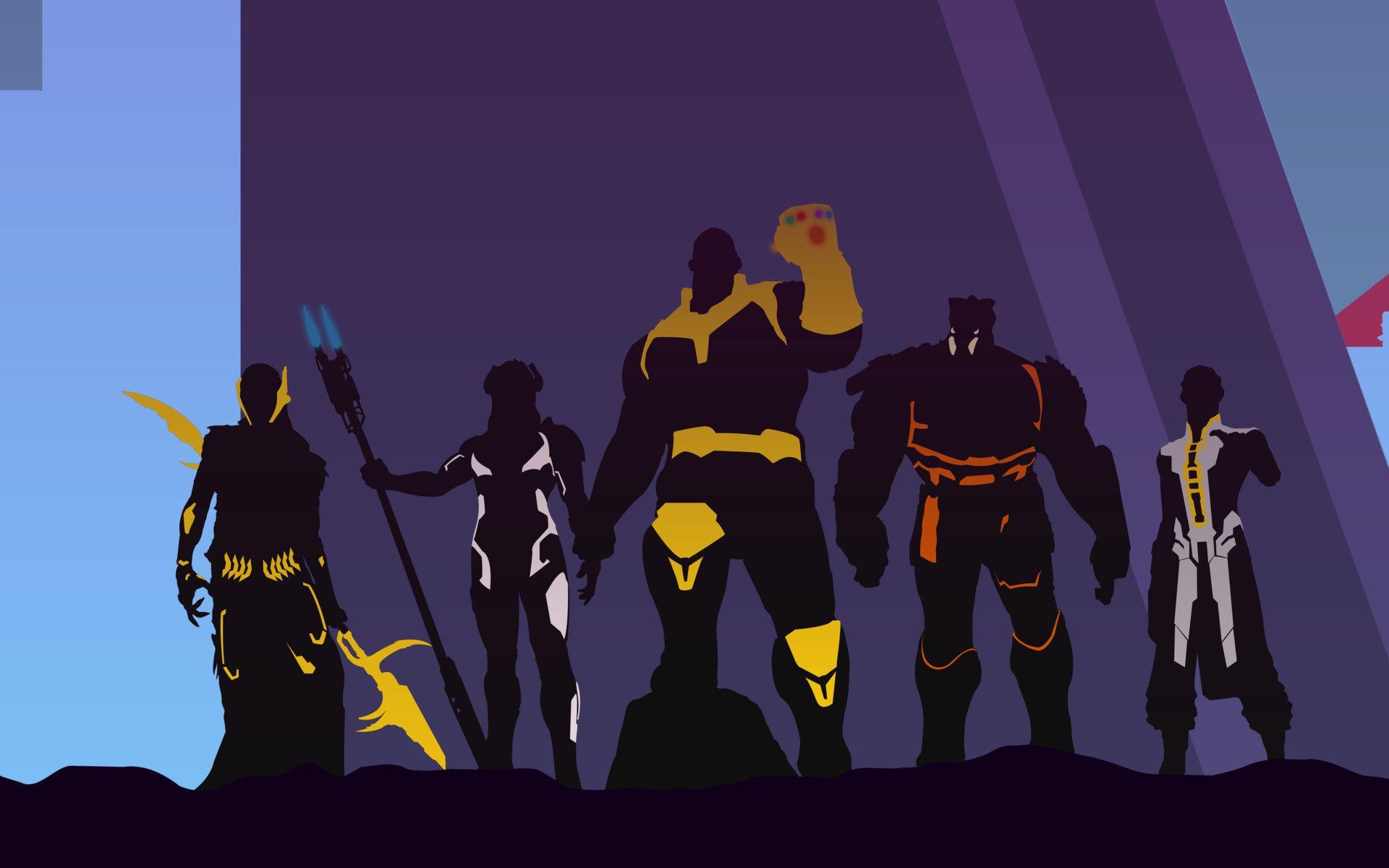 artwork #Avengers #Infinity #Thanos #War. wallpaper. Avengers