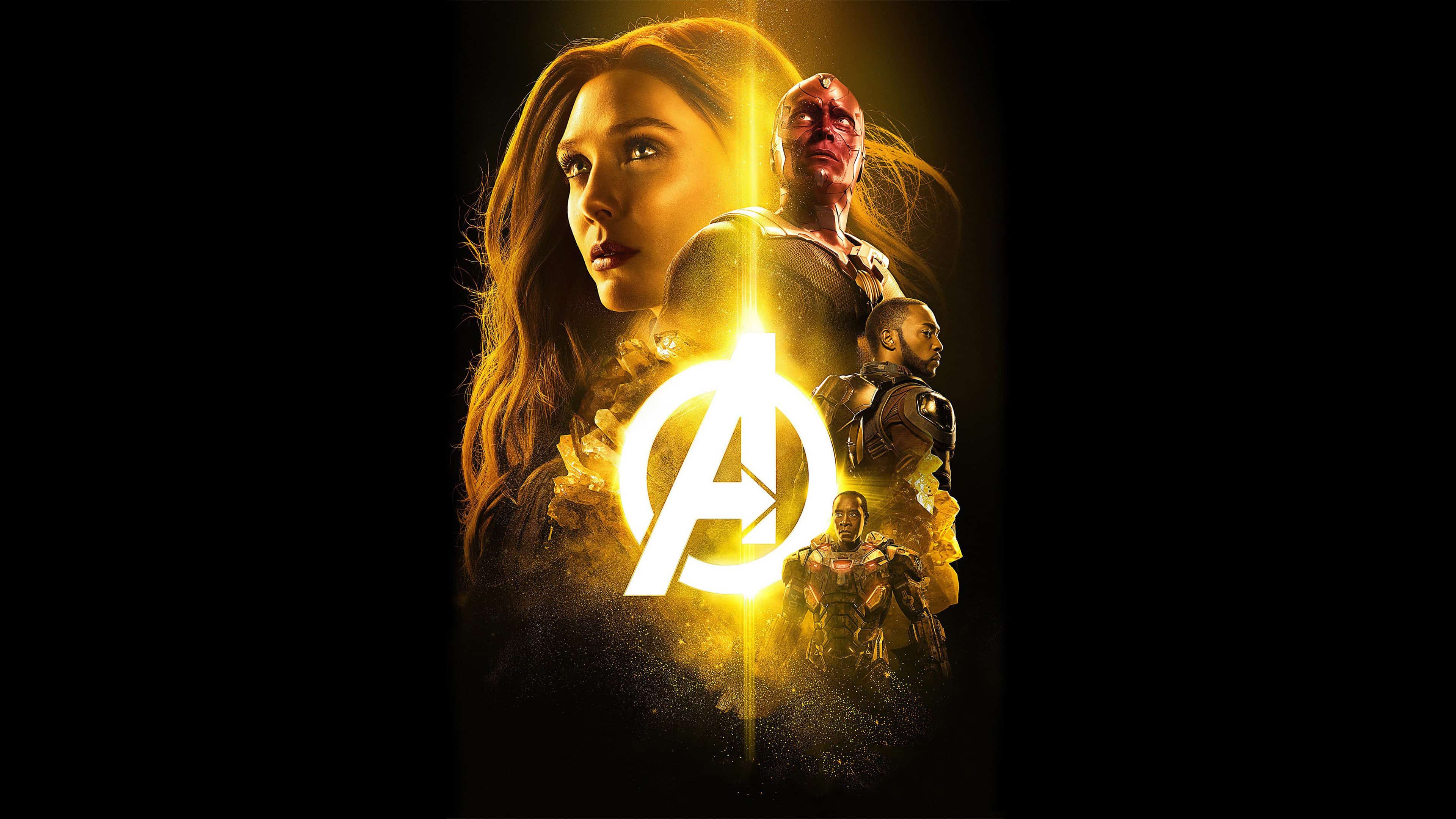Avengers Infinity War The Mind Stone Poster UHD 4K Wallpapers