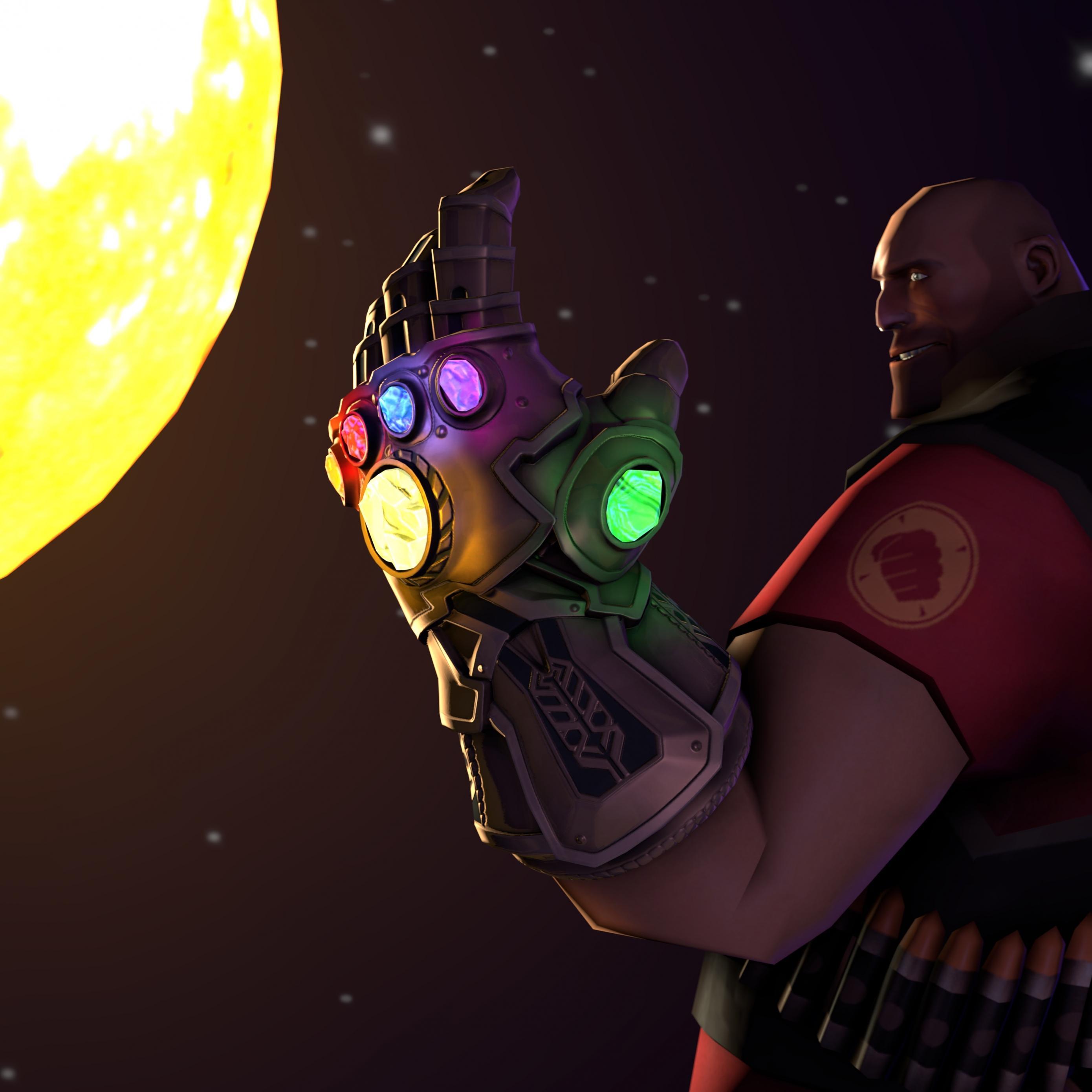 Download Thanos Infinity Gauntlet Fortnite Artwork Apple iPad