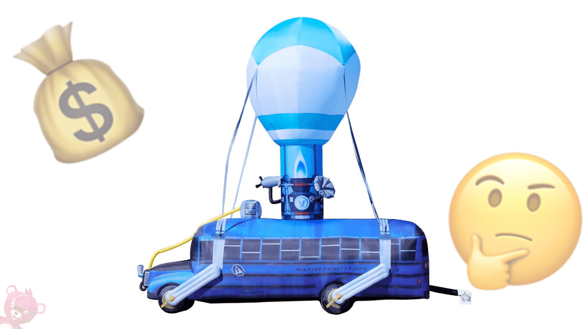 Own Your Own 17.5' Inflatable Fortnite Battle Royale Battle Bus
