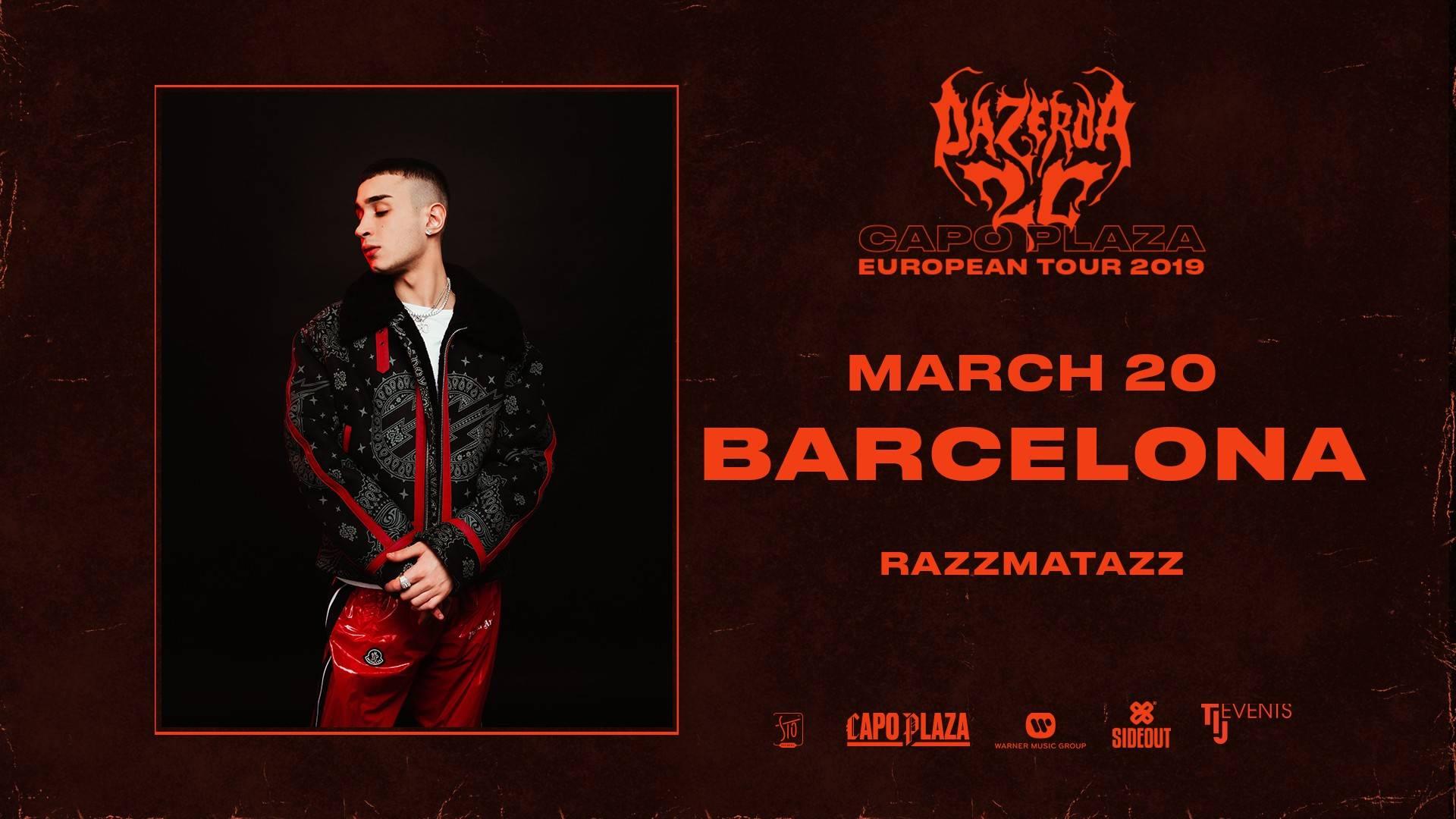 CAPO PLAZA Concert In Sala Razzmatazz, Barcelona 20 03 2019