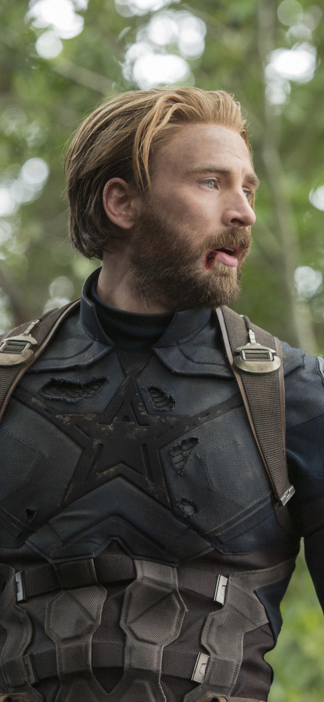 Captain America In Avengers Infinity War iPhone XS, iPhone