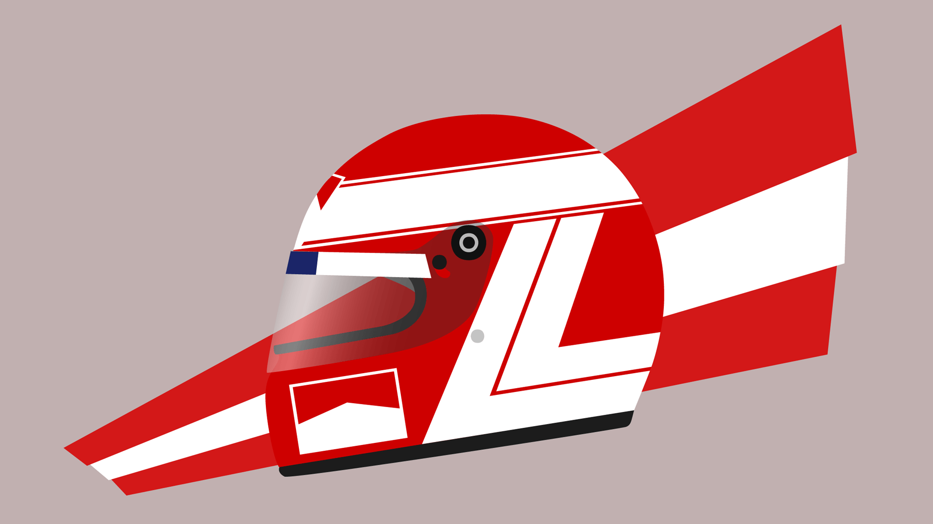 Design: Niki Lauda's 1984 helmet
