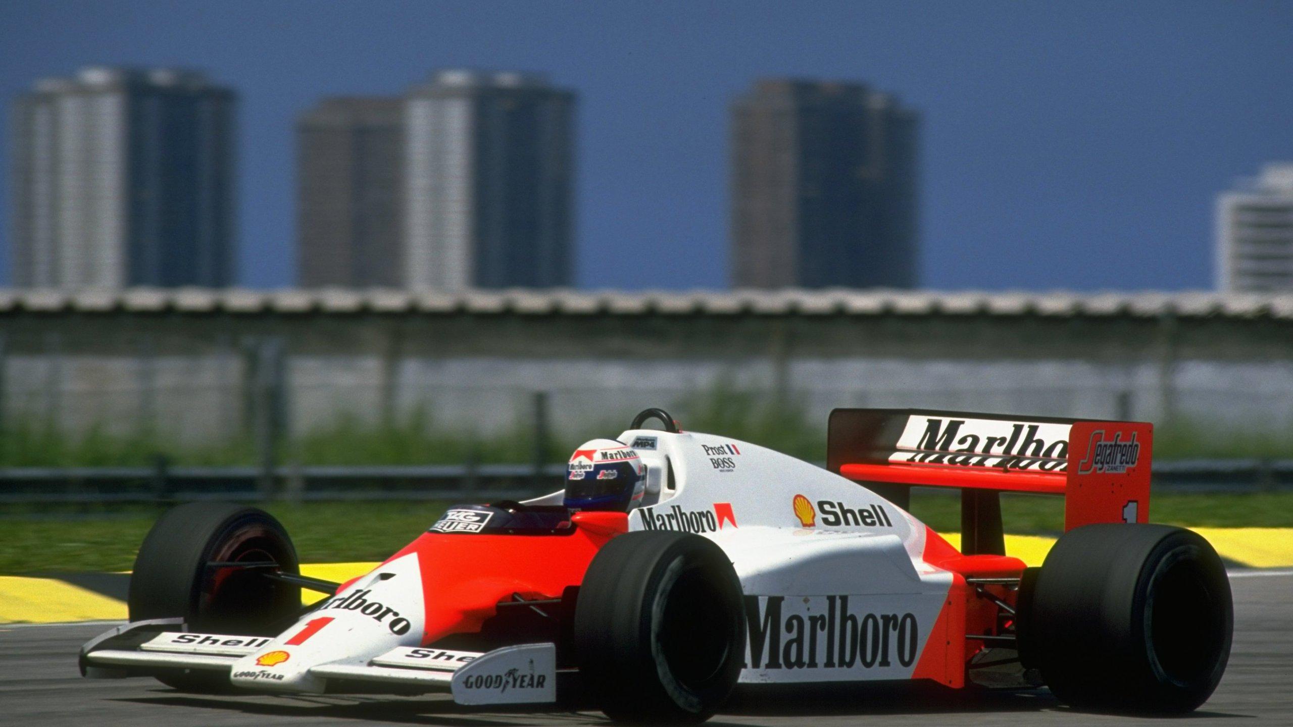 Alain Prost MP4 2C TAG Porsche GP