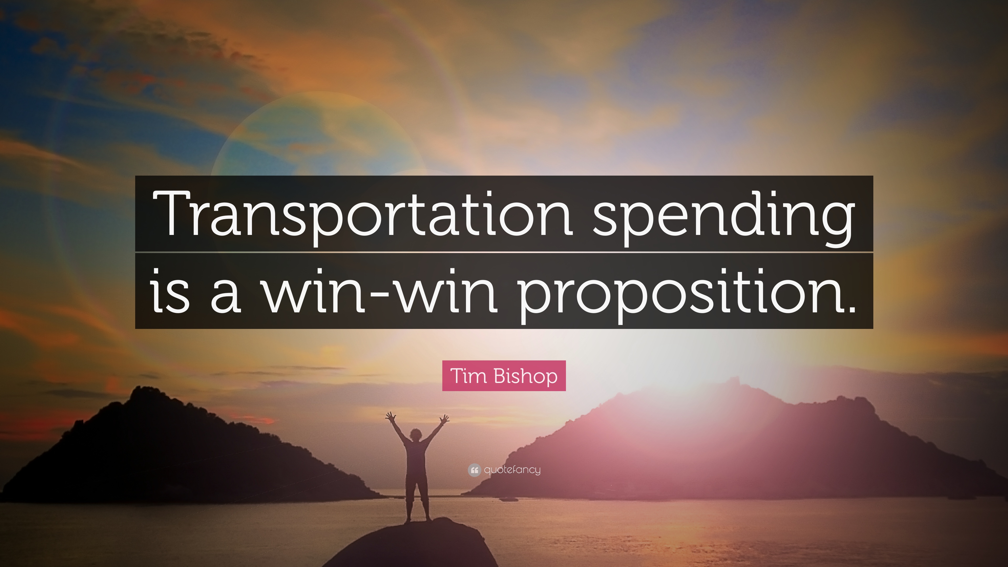 Tim Bishop Quote: “Transportation Spending Is A Win Win Proposition