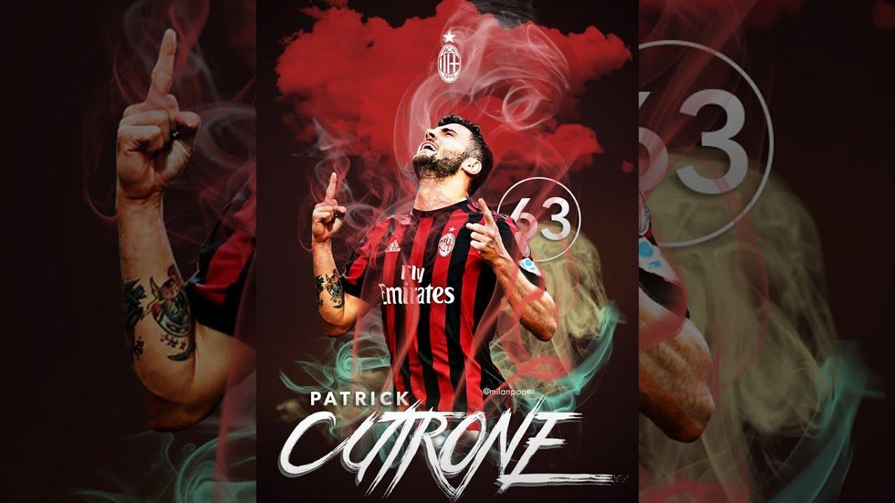 MAKING PATRICK CUTRONE AC MILAN WALLPAPER, SPEED DRAWING