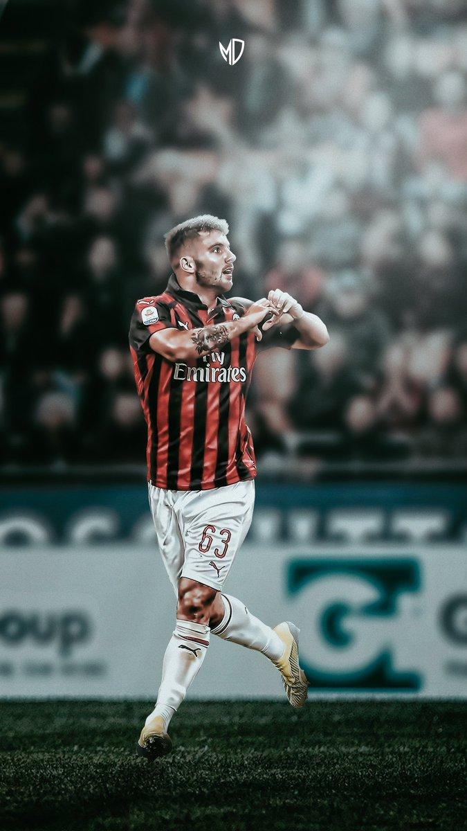 FORZAMILAN #Cutrone. Mobile Wallpaper #Hero