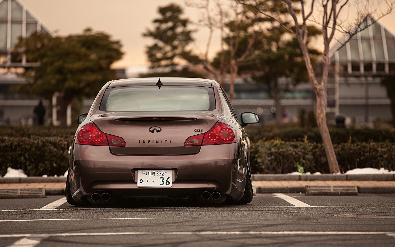 image Infiniti g35 Parking Cars Back view 1280x800