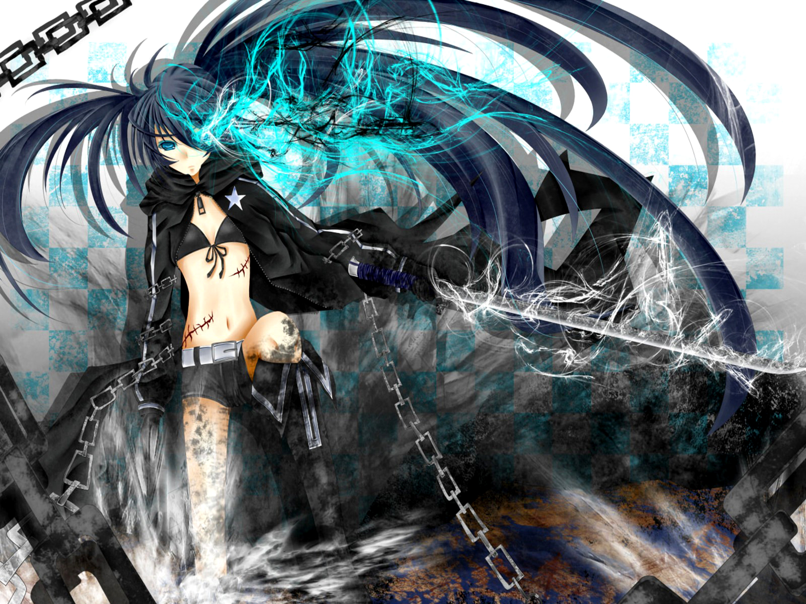 Black Rock Shooter HD Wallpaper (High Quality) HD Wallpaper