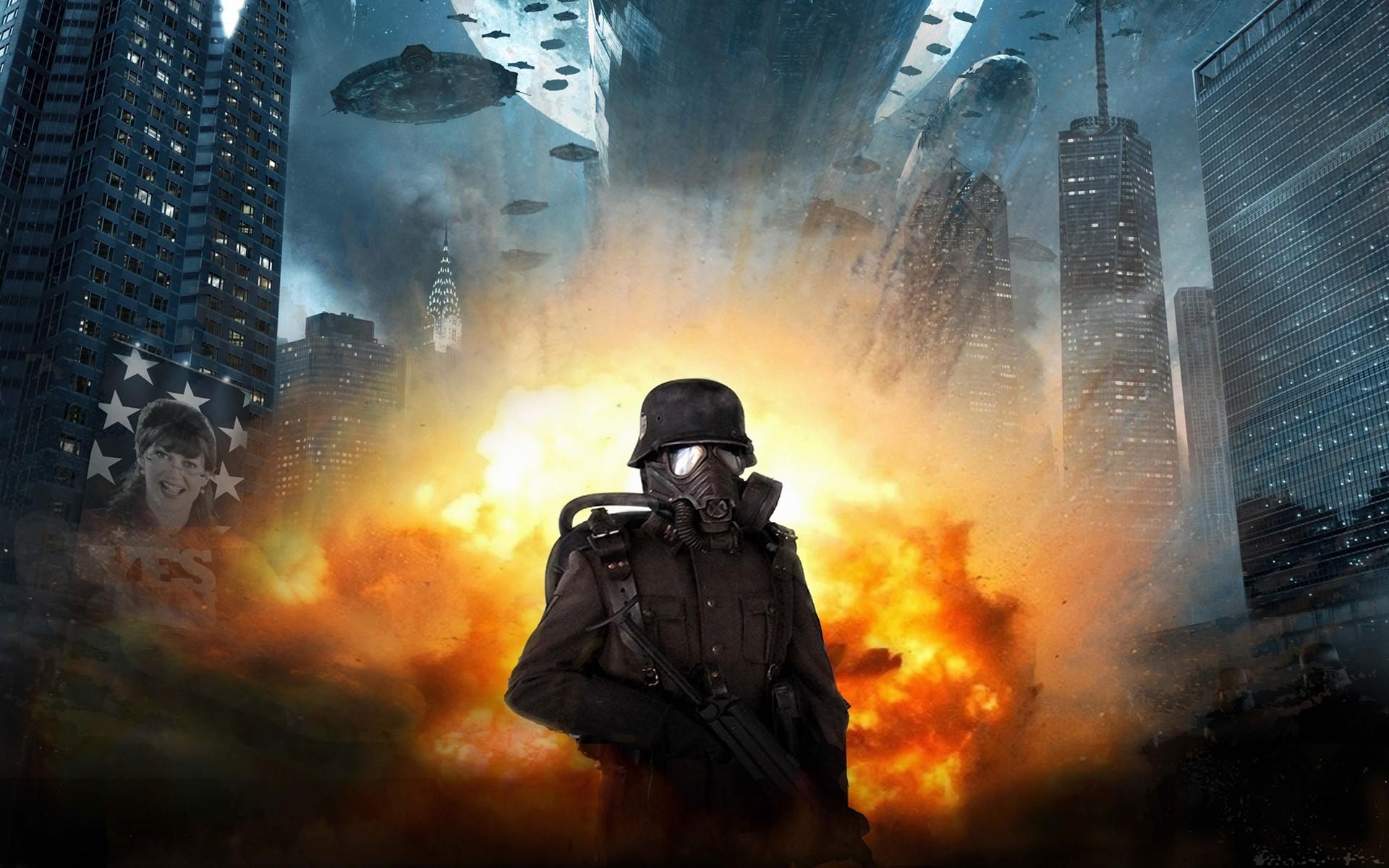 Iron Sky Soldier. Android wallpaper for free