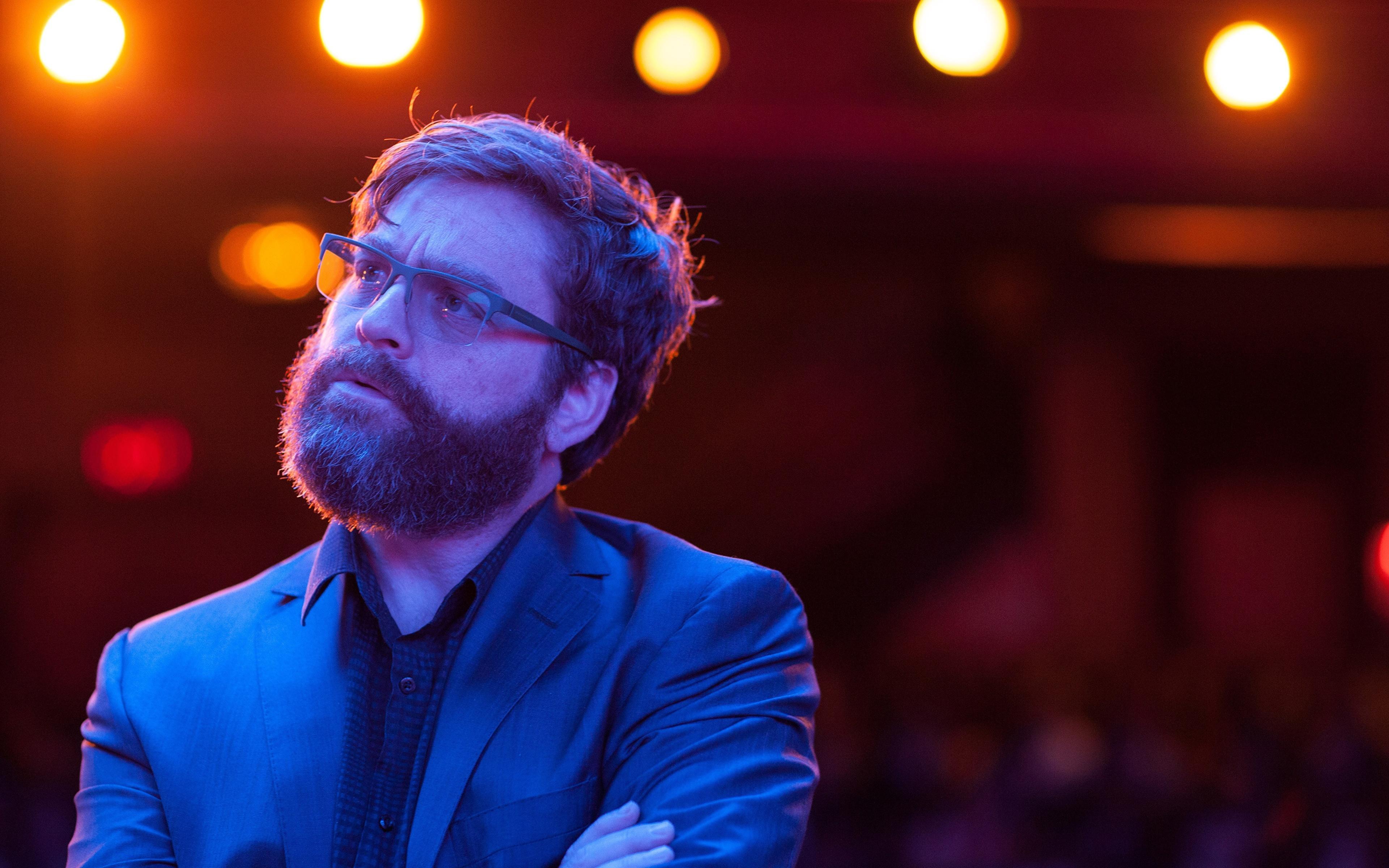 Wallpaper Men Zach Galifianakis Birdman 2014 Beard 3840x2400