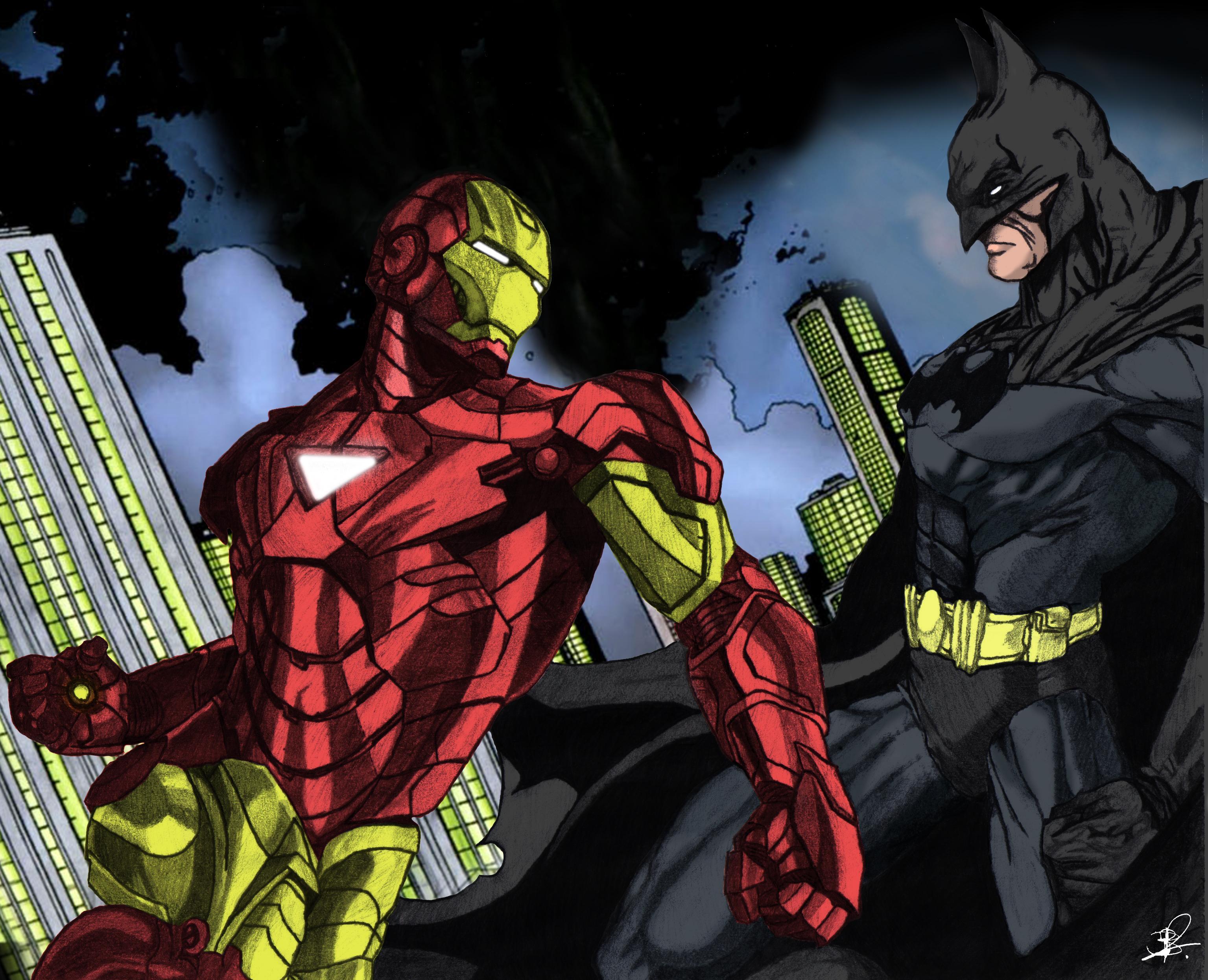 batman vs superman: Batman Vs Iron Man Image