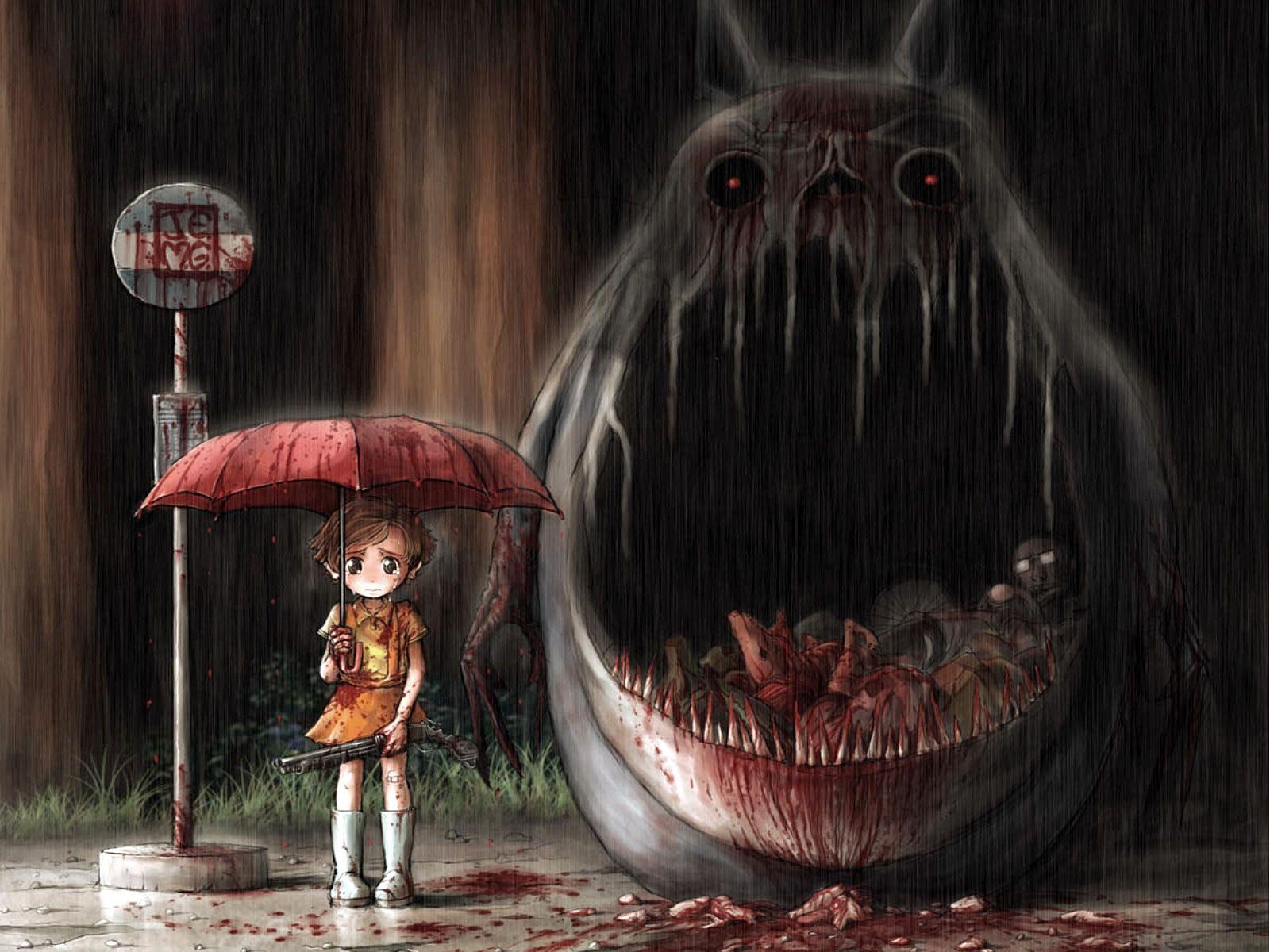 Horror Anime Wallpaper Free Horror Anime Background