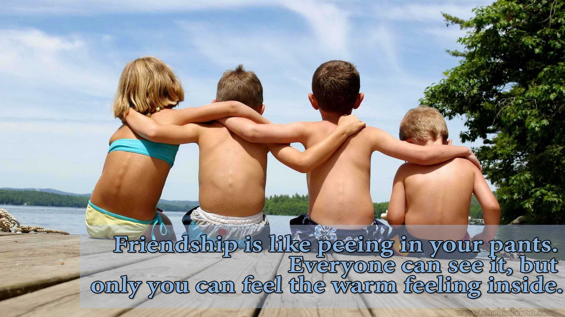 Cute Friendship Quotes With Image. Friendship wallpaper -Chobirdokan