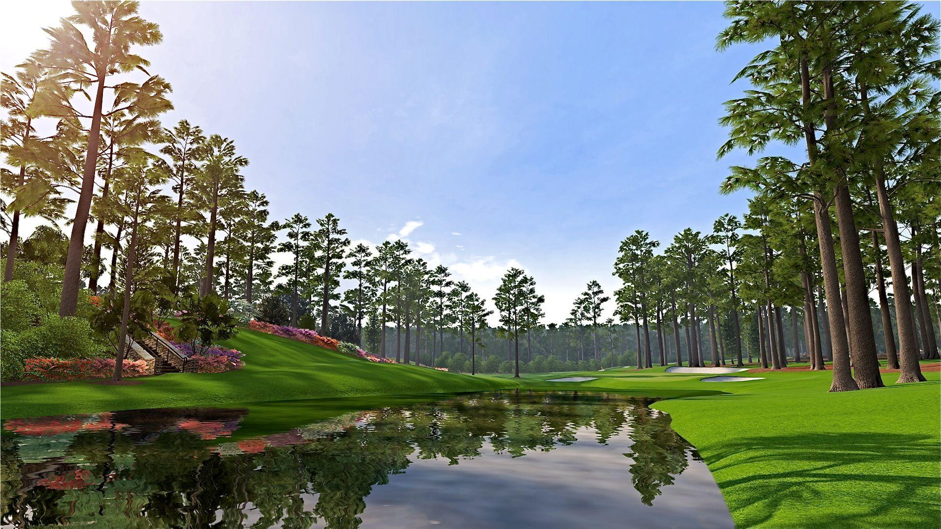 Augusta National hole. Just beautiful. #golf #landscapes