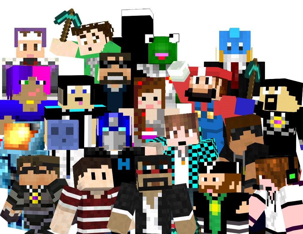 Minecraft Youtubers Skins