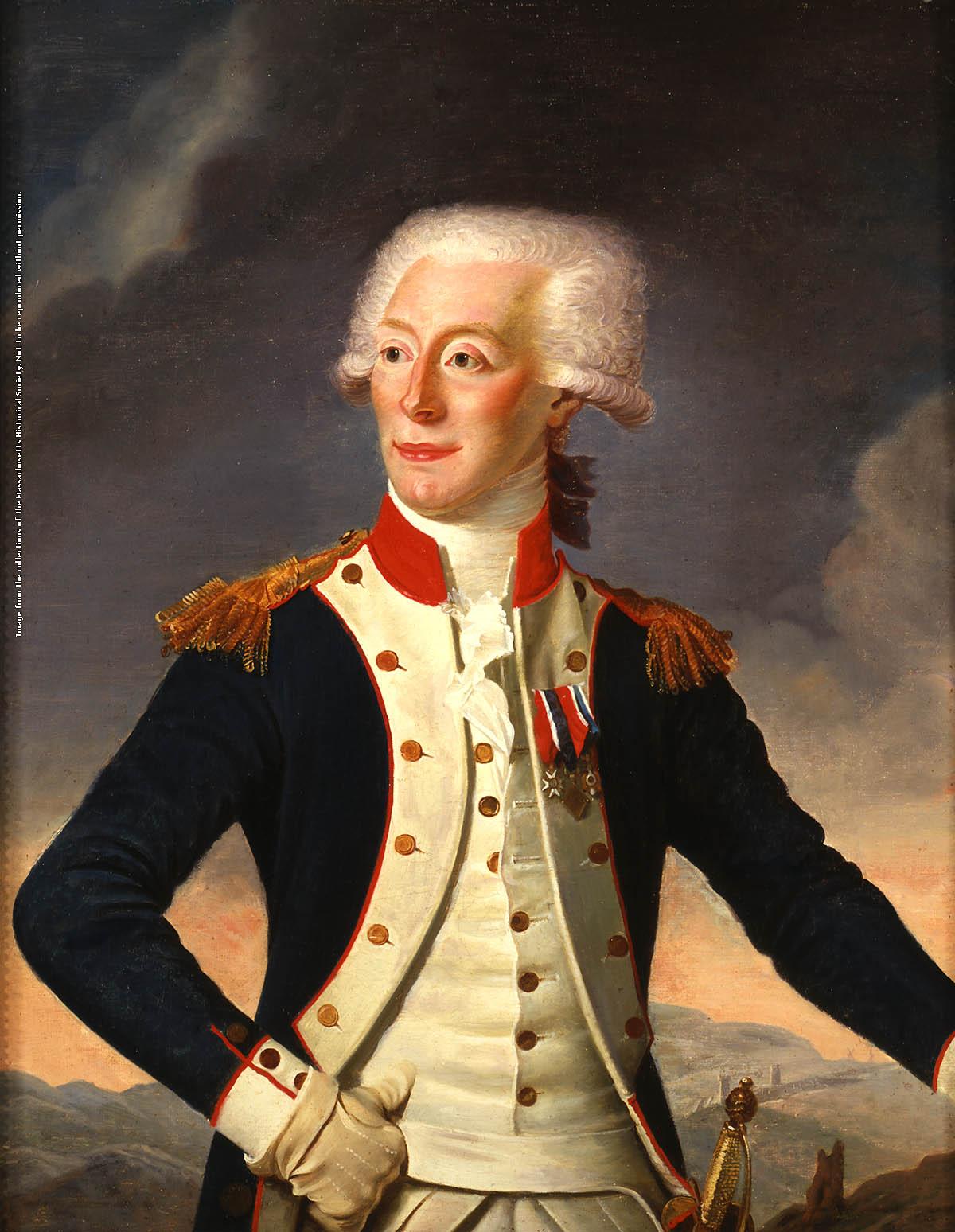 MHS Collections Online: Gilbert du Motier, marquis de Lafayette
